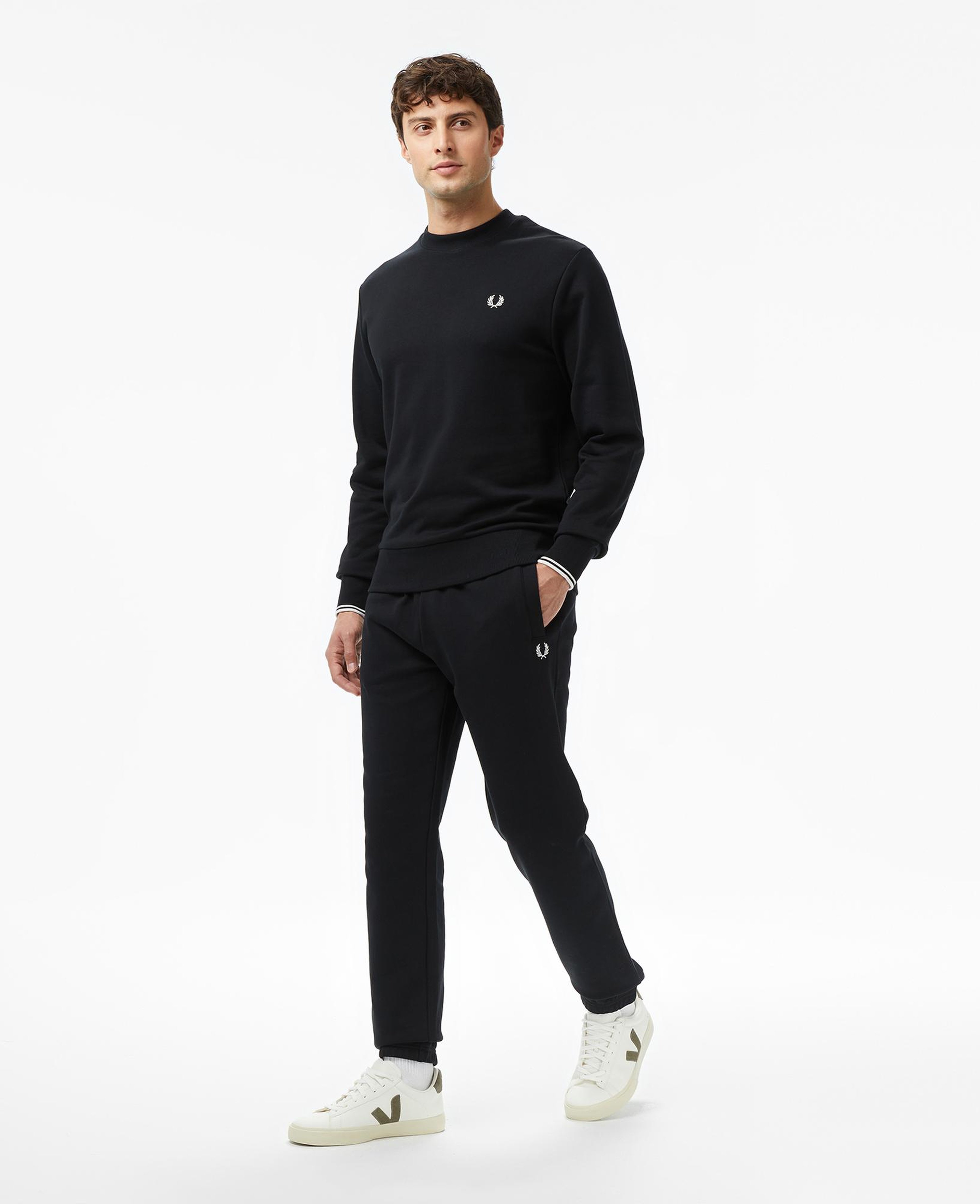 Fred Perry Classic Erkek Siyah Eşofman Altı