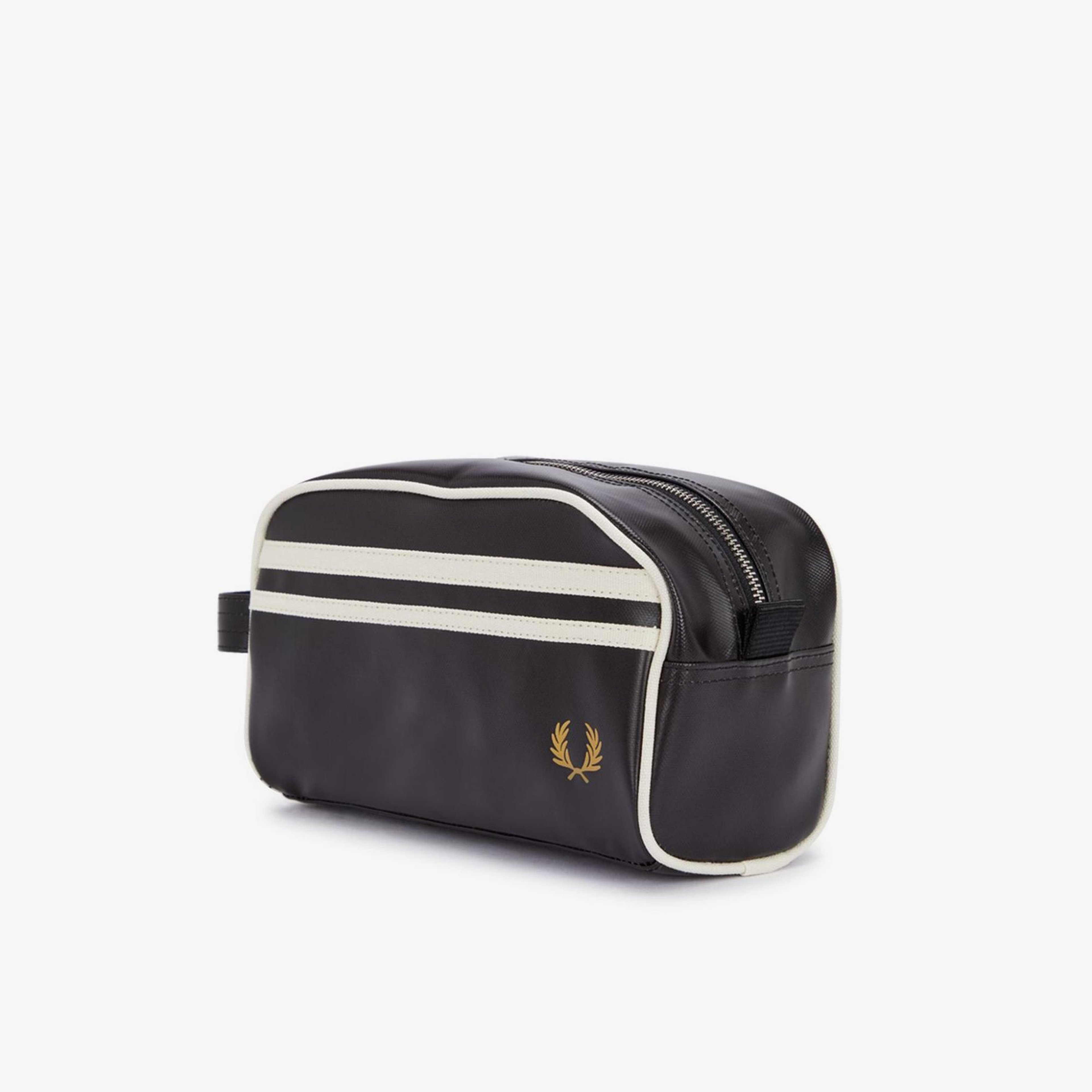 Fred Perry Coated Polyester Unisex Siyah El Çantası