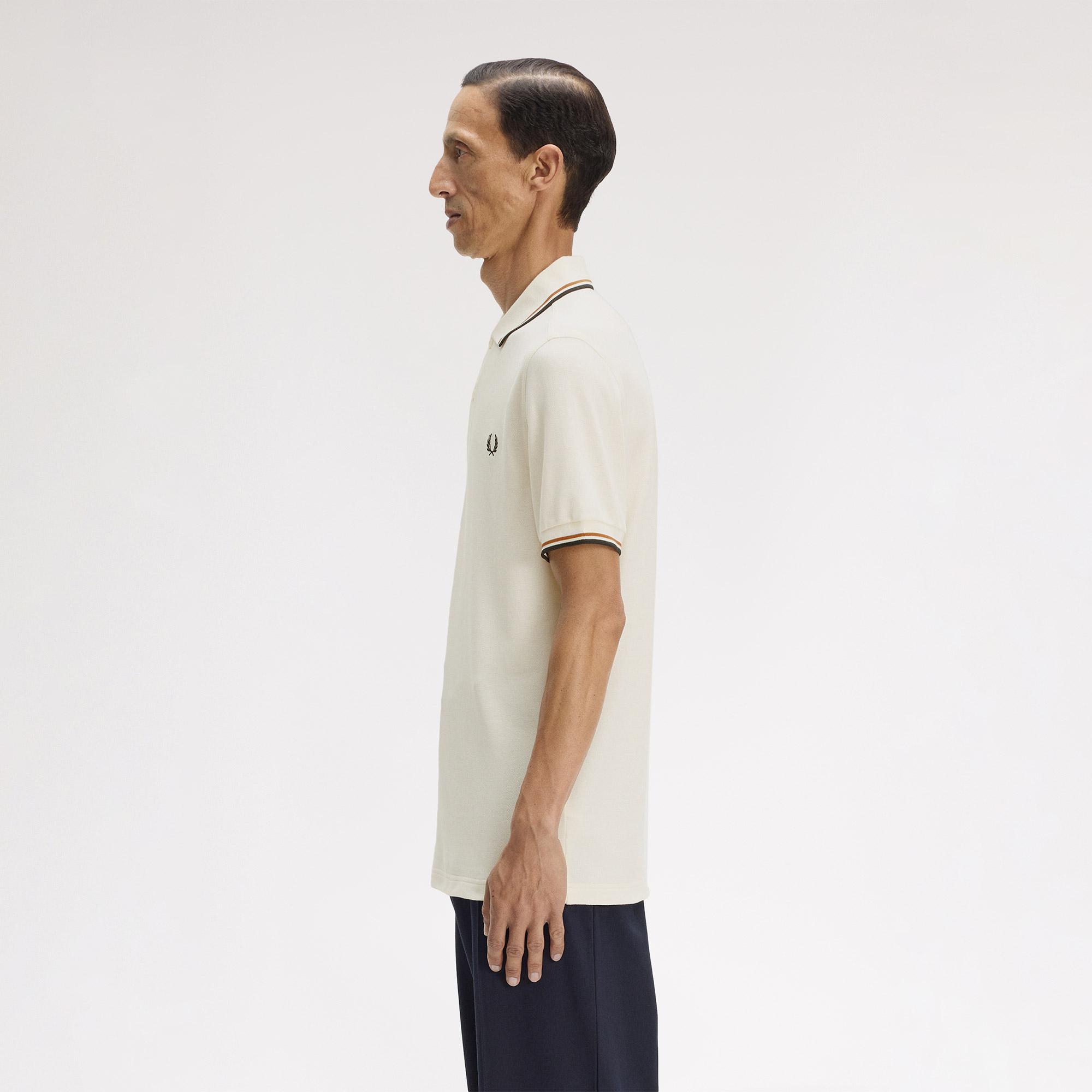 Fred Perry Erkek Krem Rengi Polo