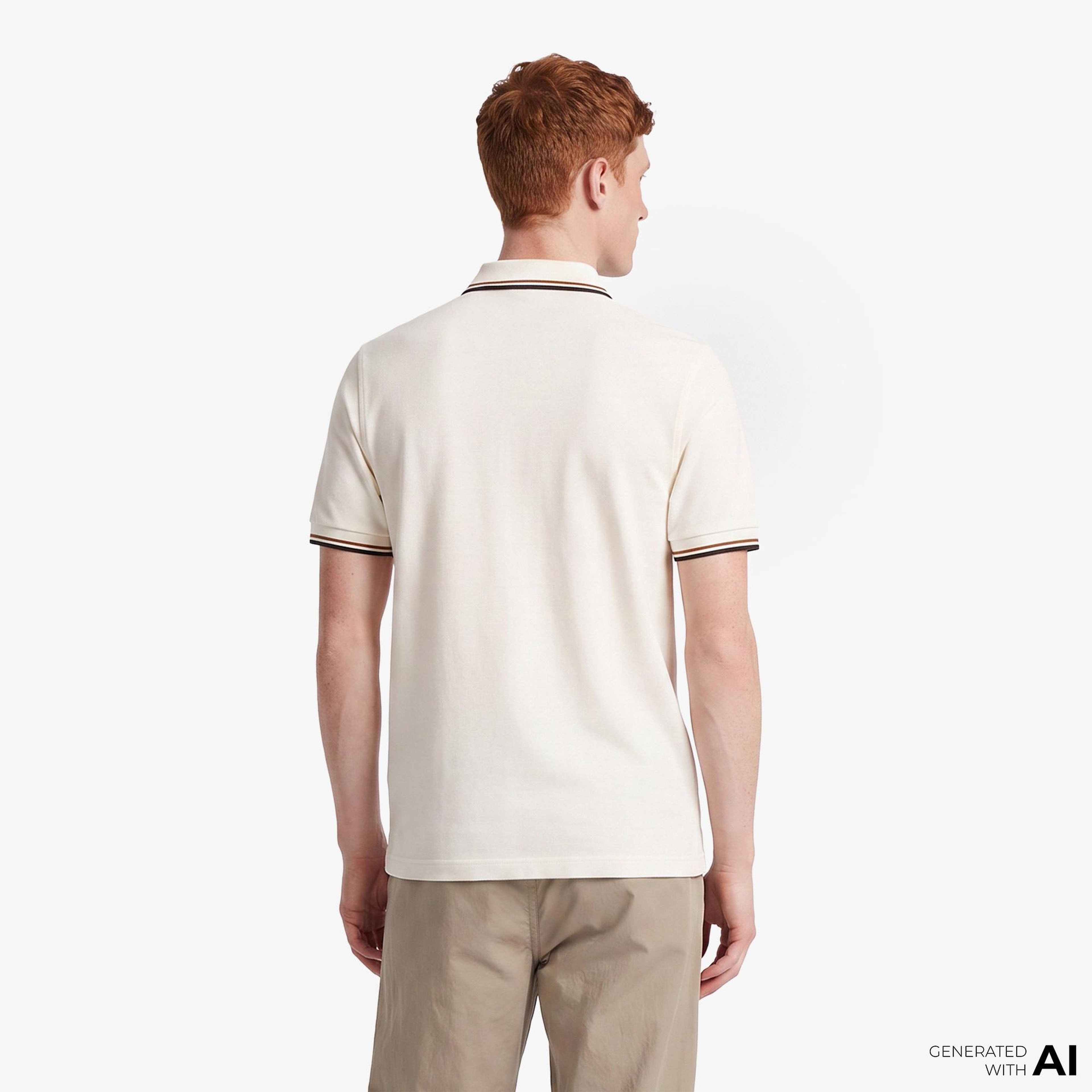 Fred Perry Erkek Krem Rengi Polo