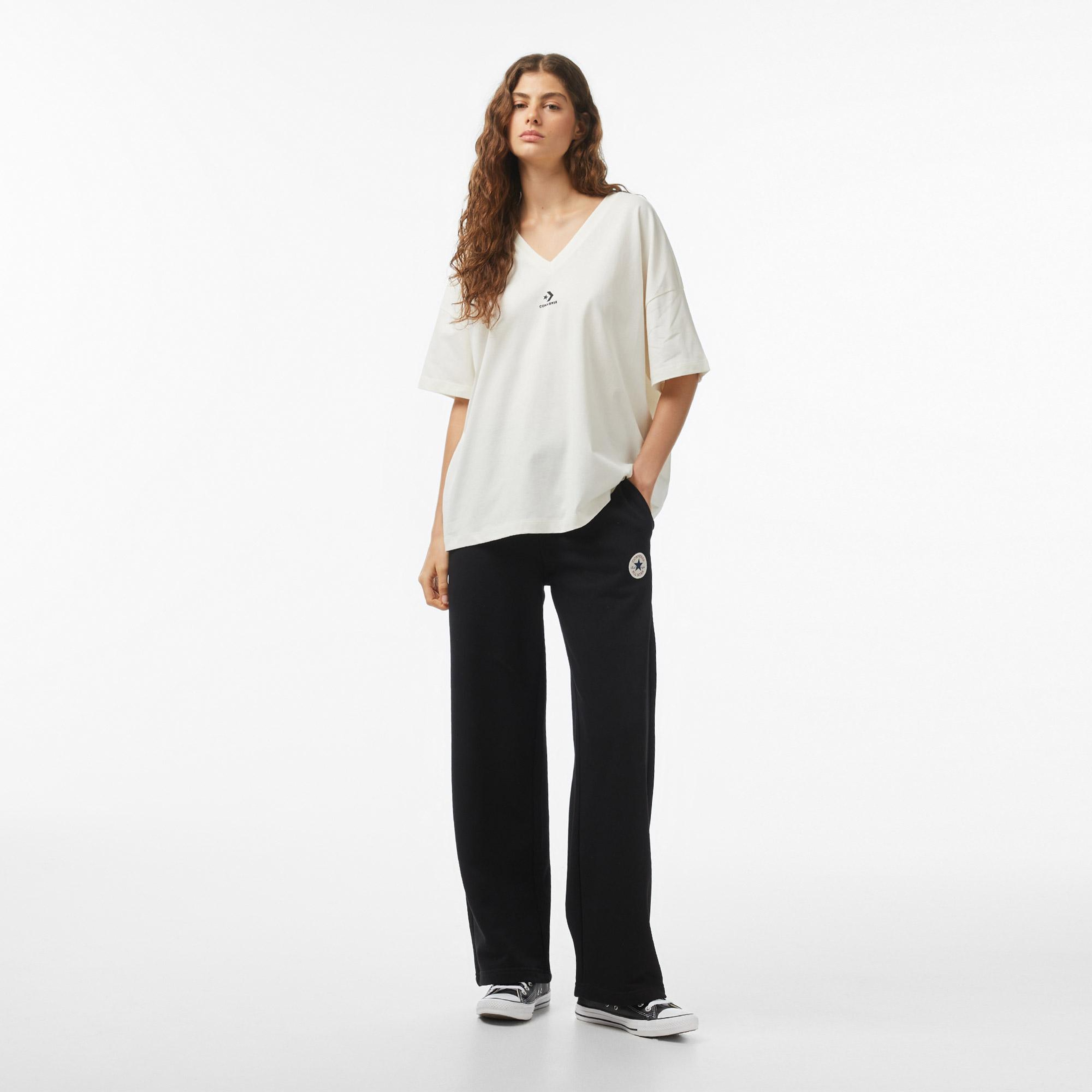 Converse Kadın Krem T-Shirt