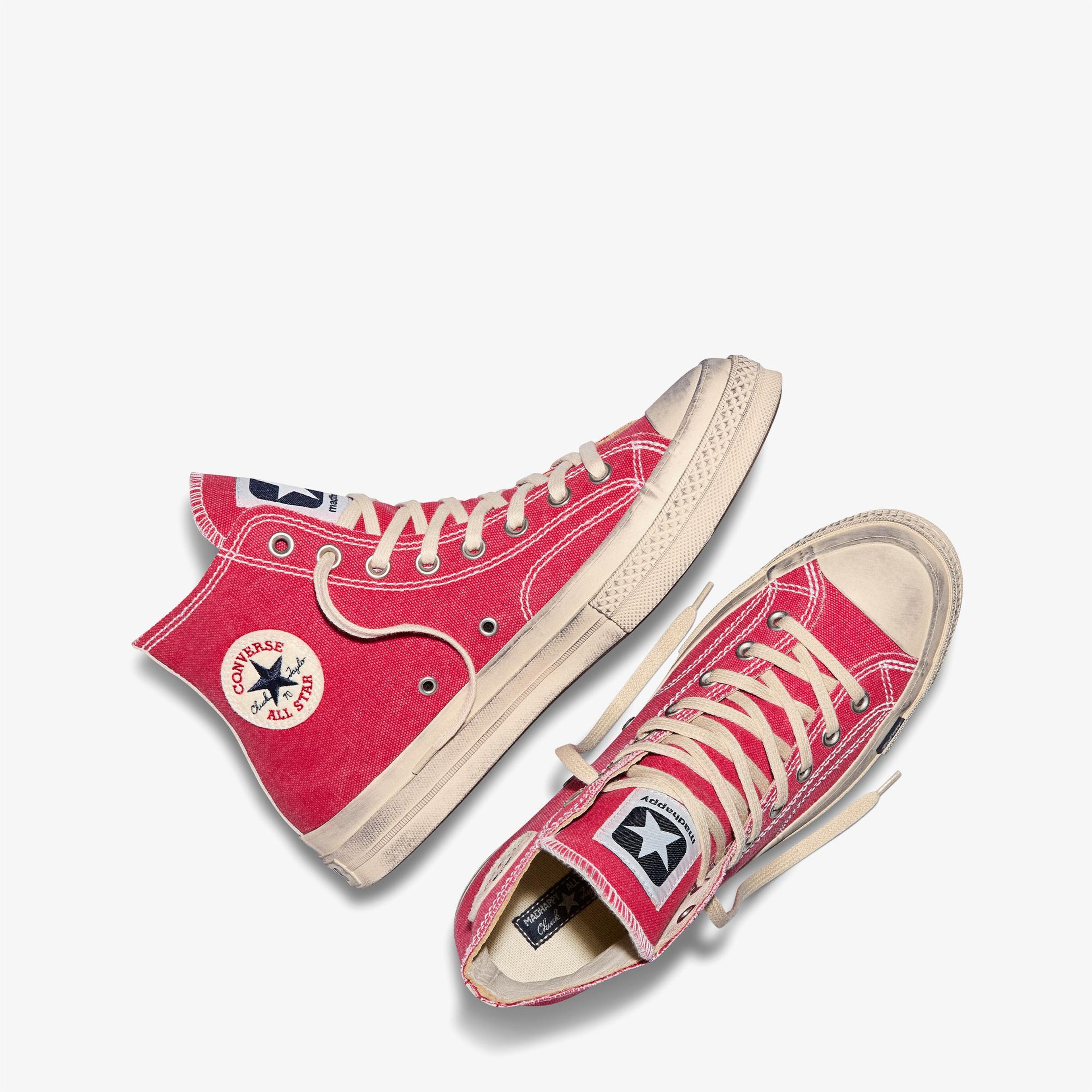 Converse x MADHAPPY Chuck 70 Unisex Kırmızı Sneaker