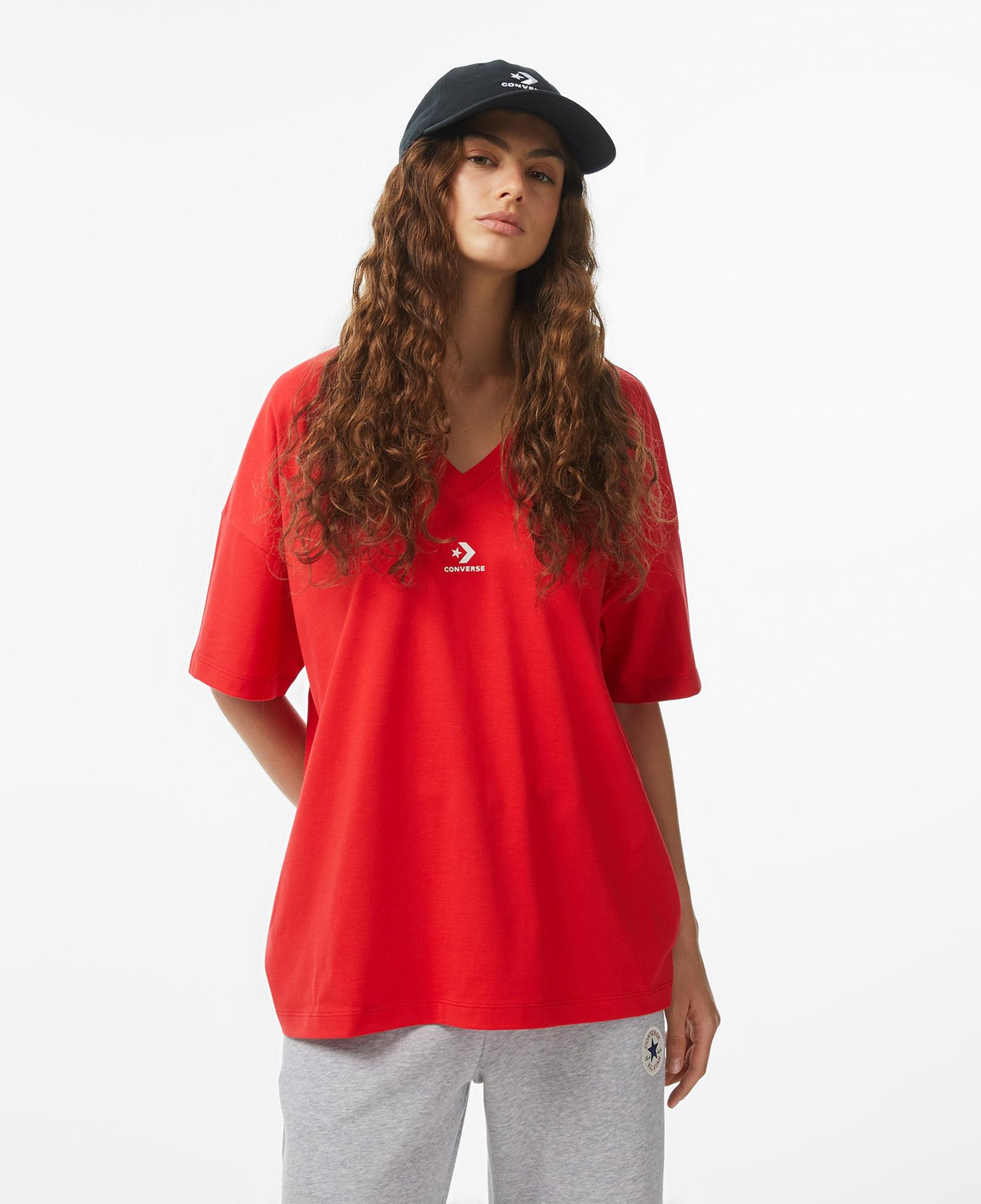Converse Kadın Kırmızı T-Shirt