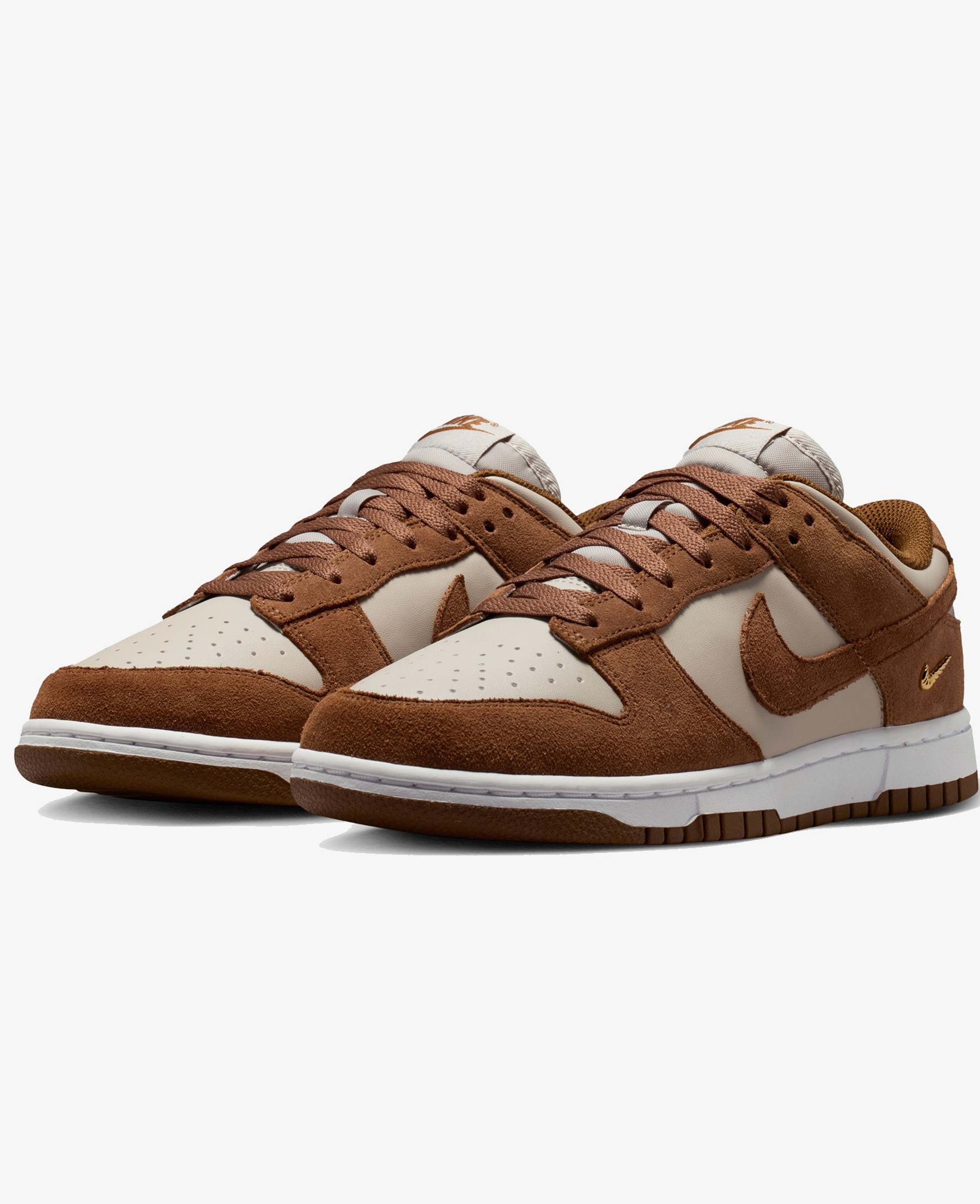 Nike Dunk Low Suede Kadın Kahverengi Spor Ayakkabı