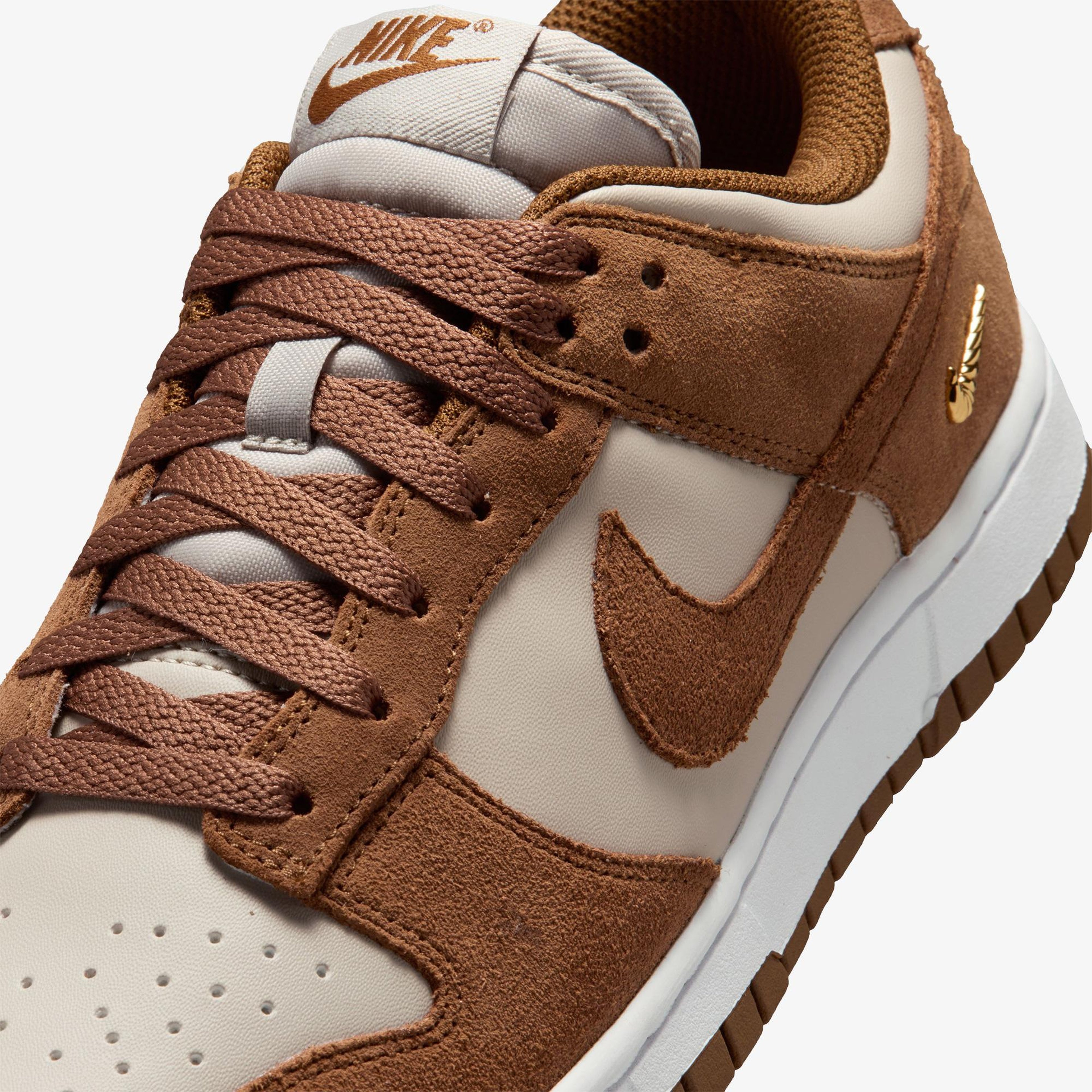 Nike Dunk Low Suede Kadın Kahverengi Spor Ayakkabı
