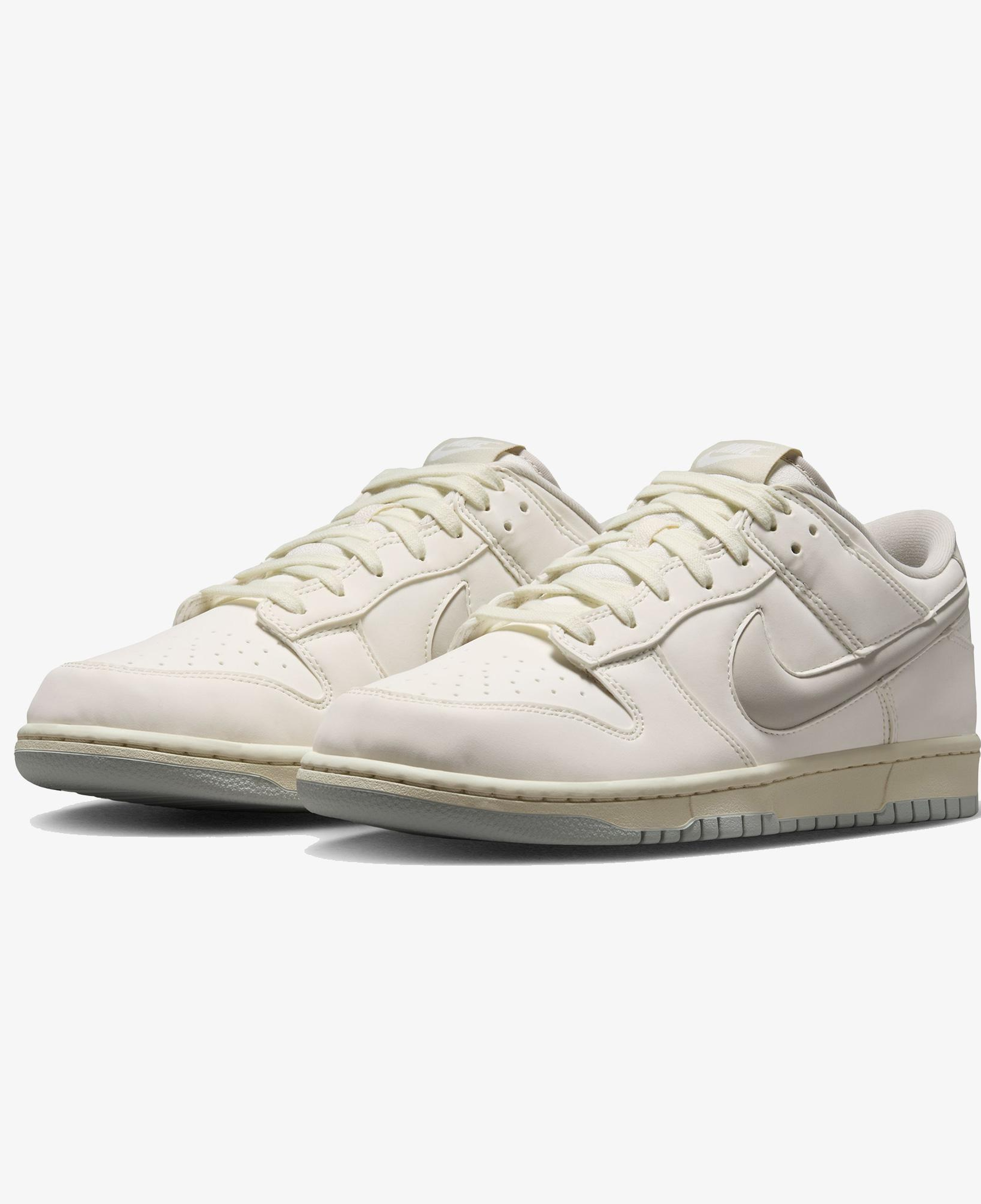 Nike Dunk Low Retro Premium Erkek Krem Rengi Spor Ayakkabı
