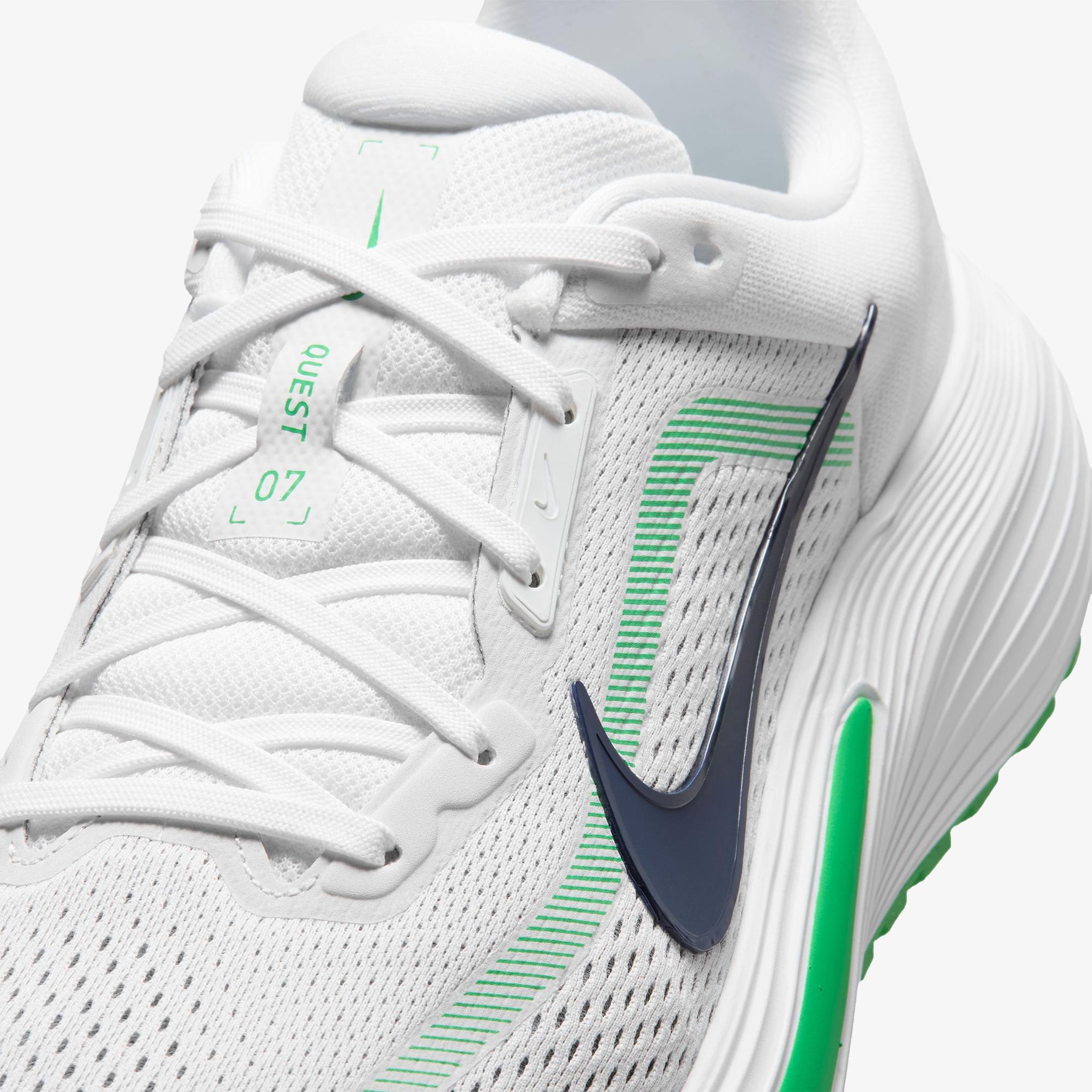 Nike Quest 7 Erkek Beyaz Koşu Ayakkabısı