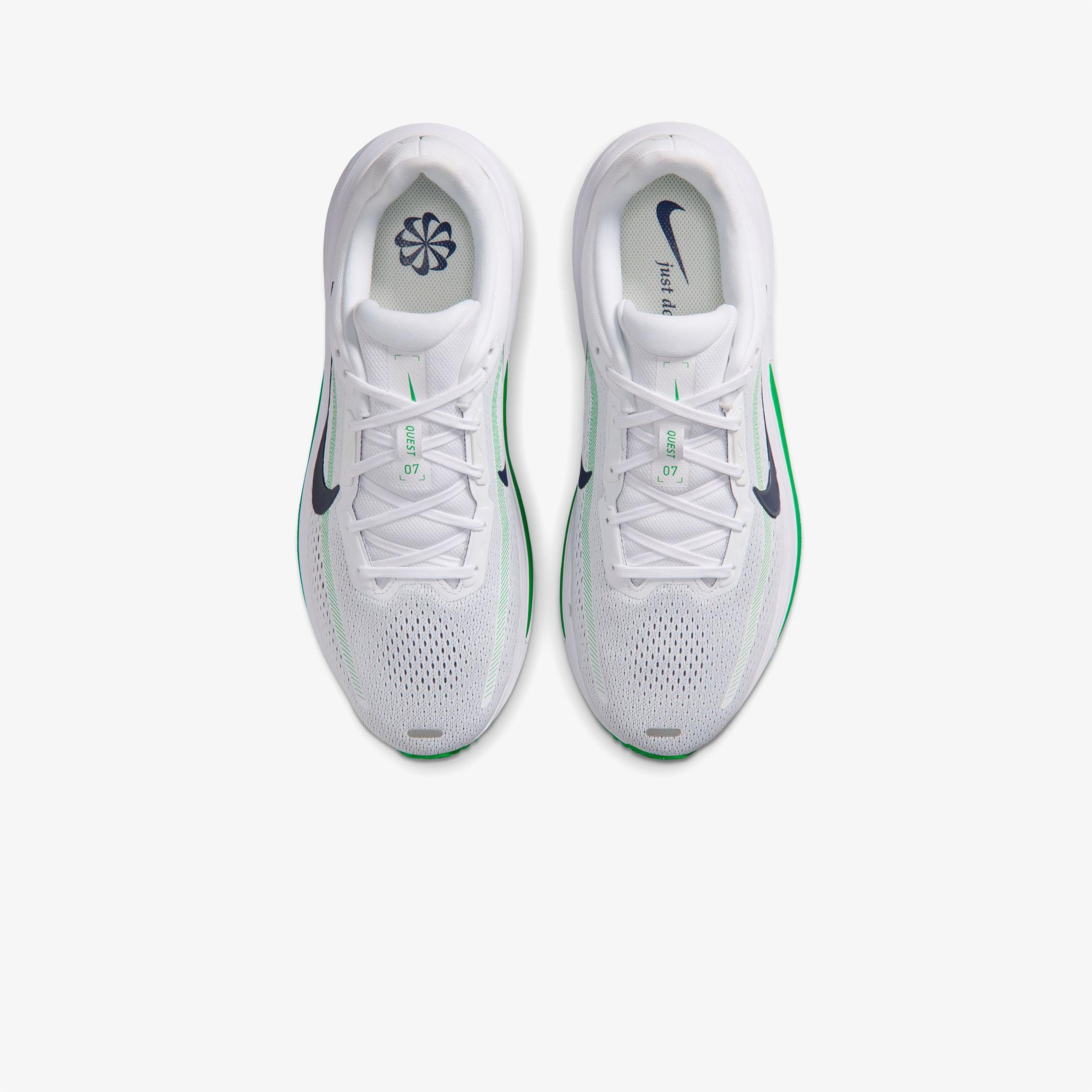 Nike Quest 7 Erkek Beyaz Koşu Ayakkabısı