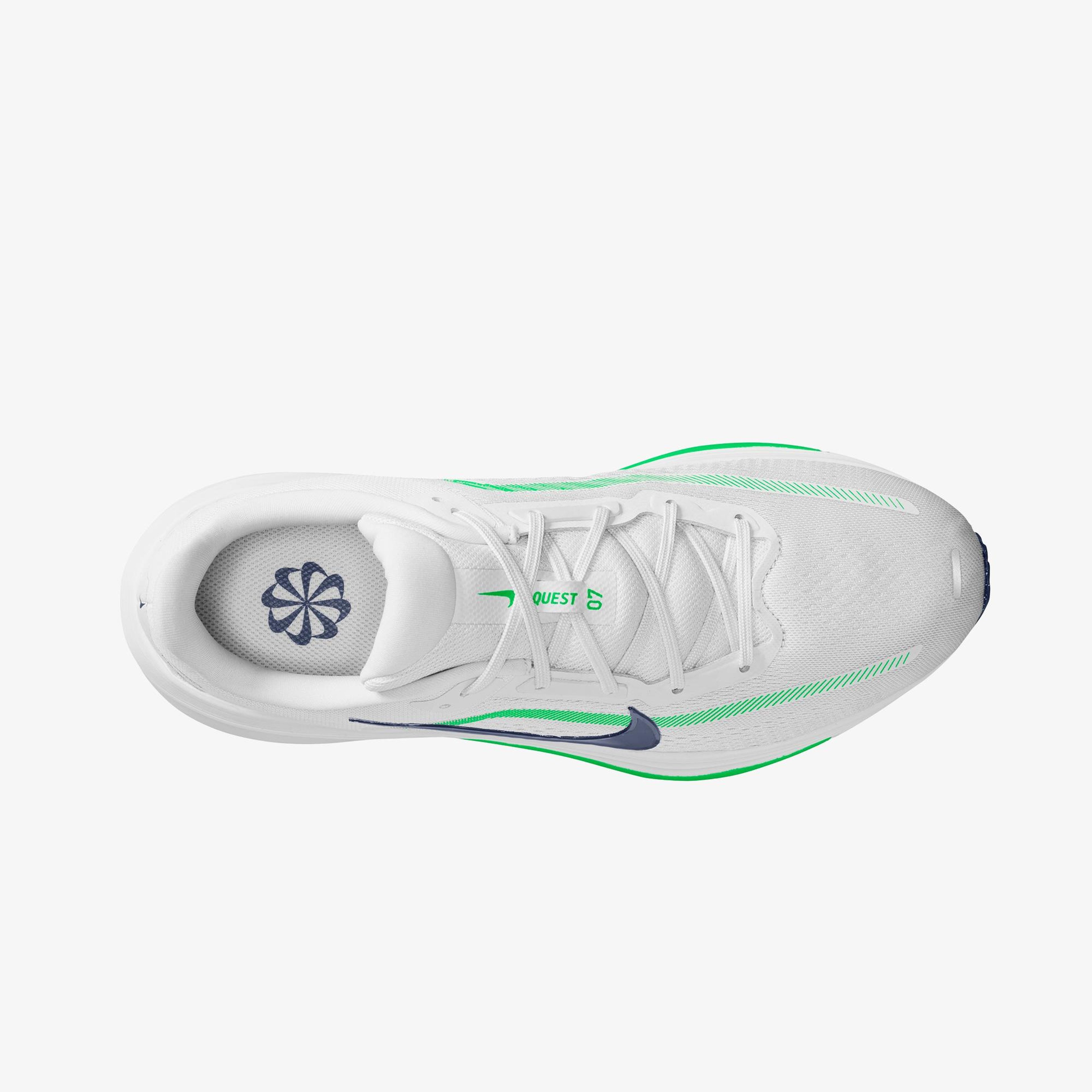 Nike Quest 7 Erkek Beyaz Koşu Ayakkabısı