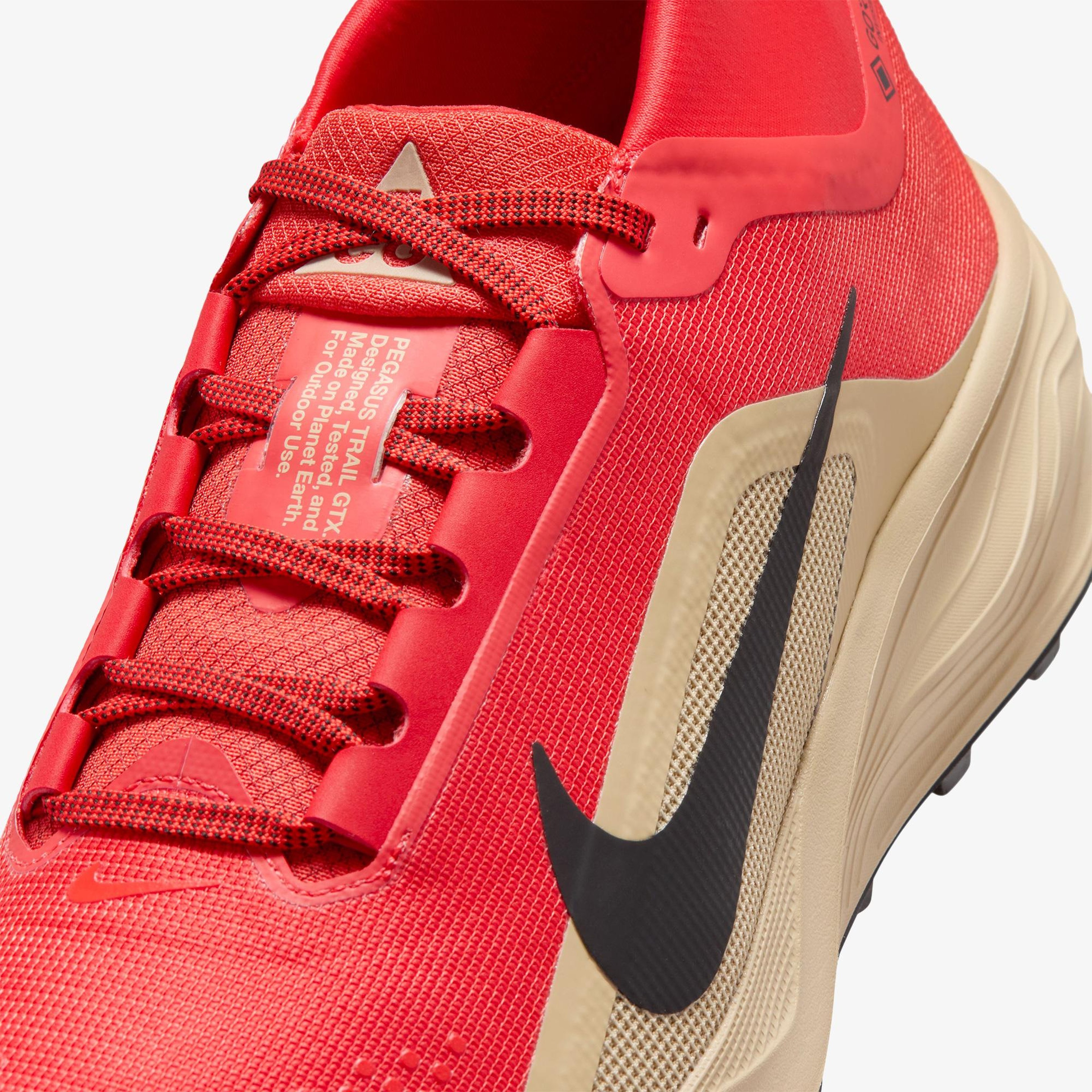 Nike ACG Pegasus Trail Gore-Tex Erkek Kırmızı Koşu Ayakkabısı