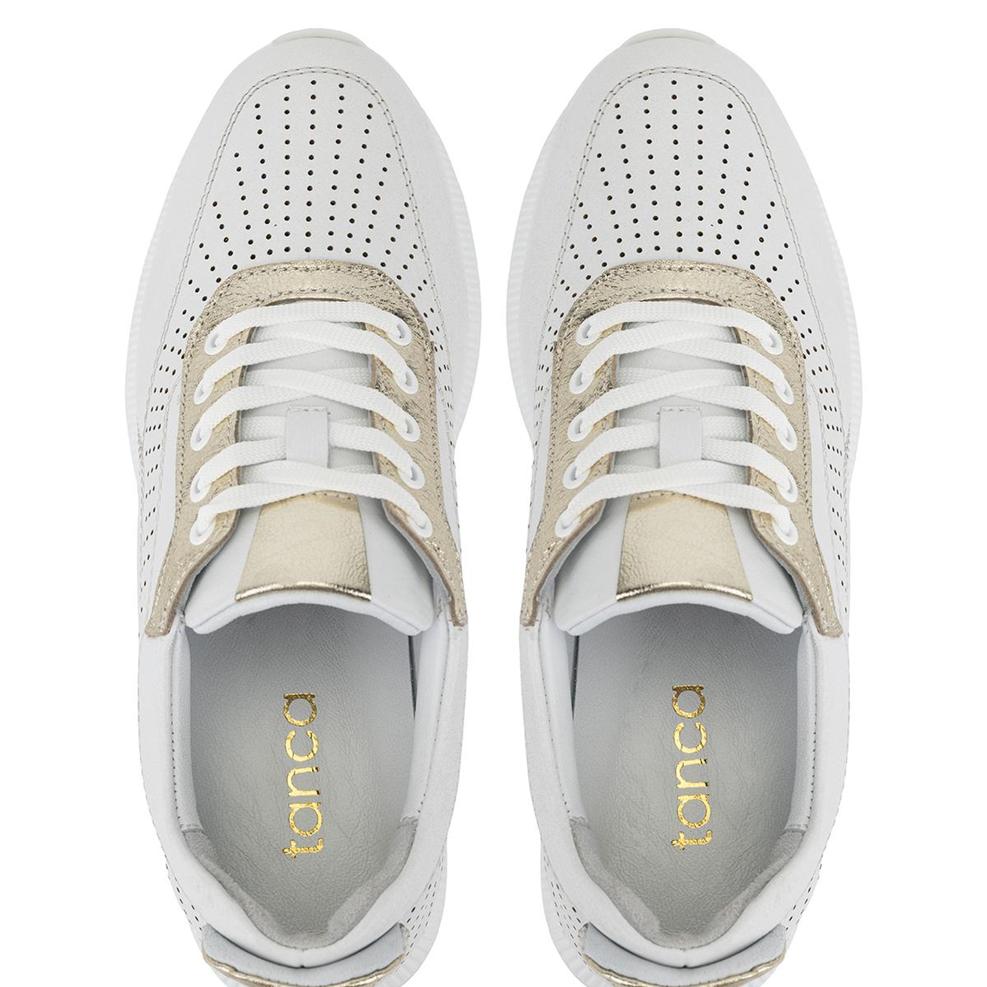 Tamer Tanca Kadın Hakiki Deri Beyaz Sneakers & Spor Ayakkabı