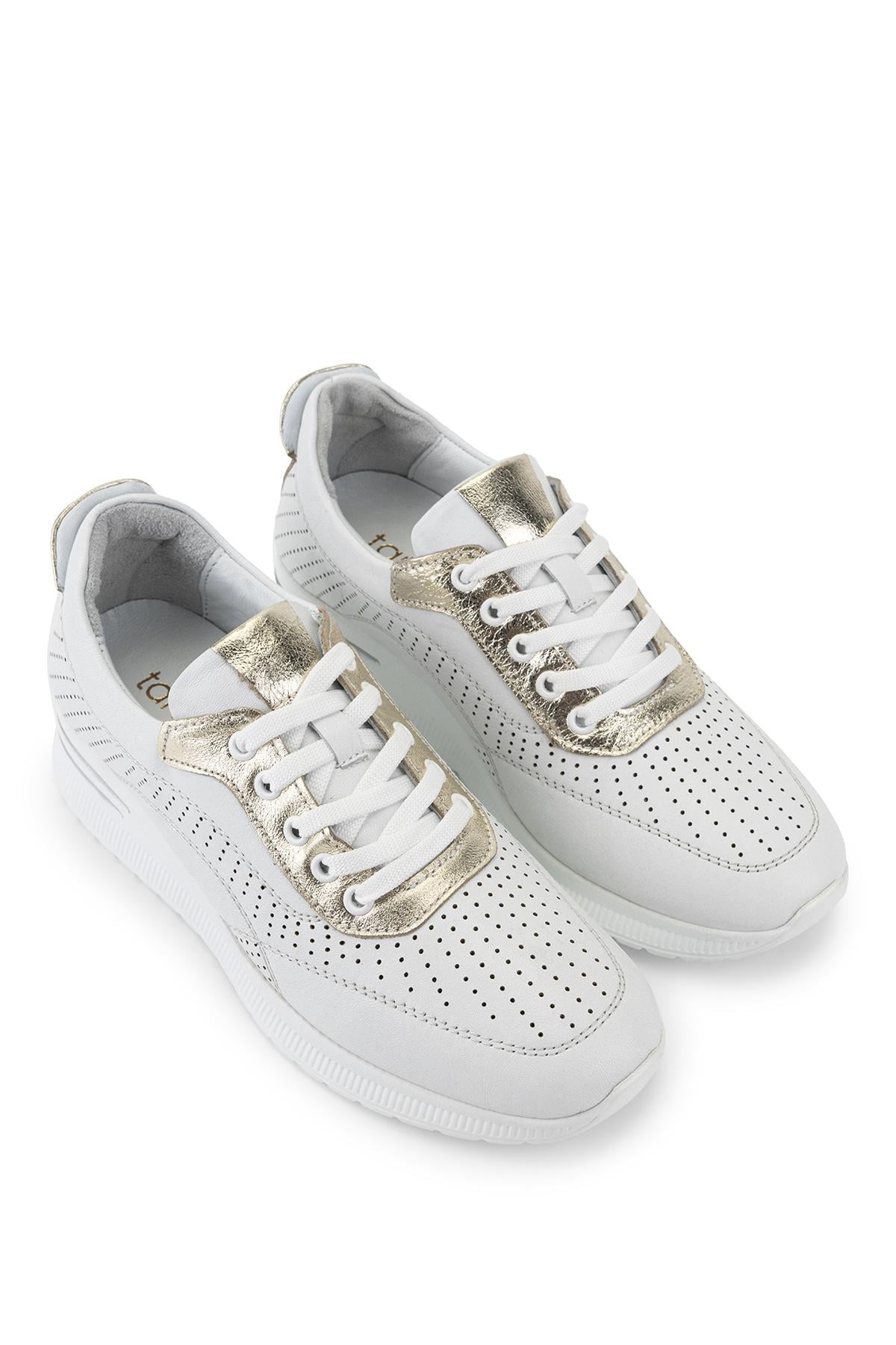 Tamer Tanca Kadın Hakiki Deri Beyaz Sneakers & Spor Ayakkabı