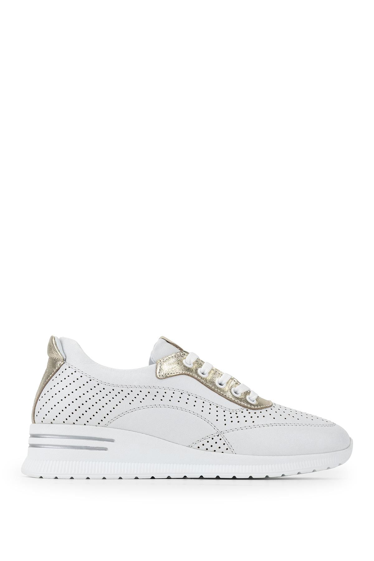 Tamer Tanca Kadın Hakiki Deri Beyaz Sneakers & Spor Ayakkabı