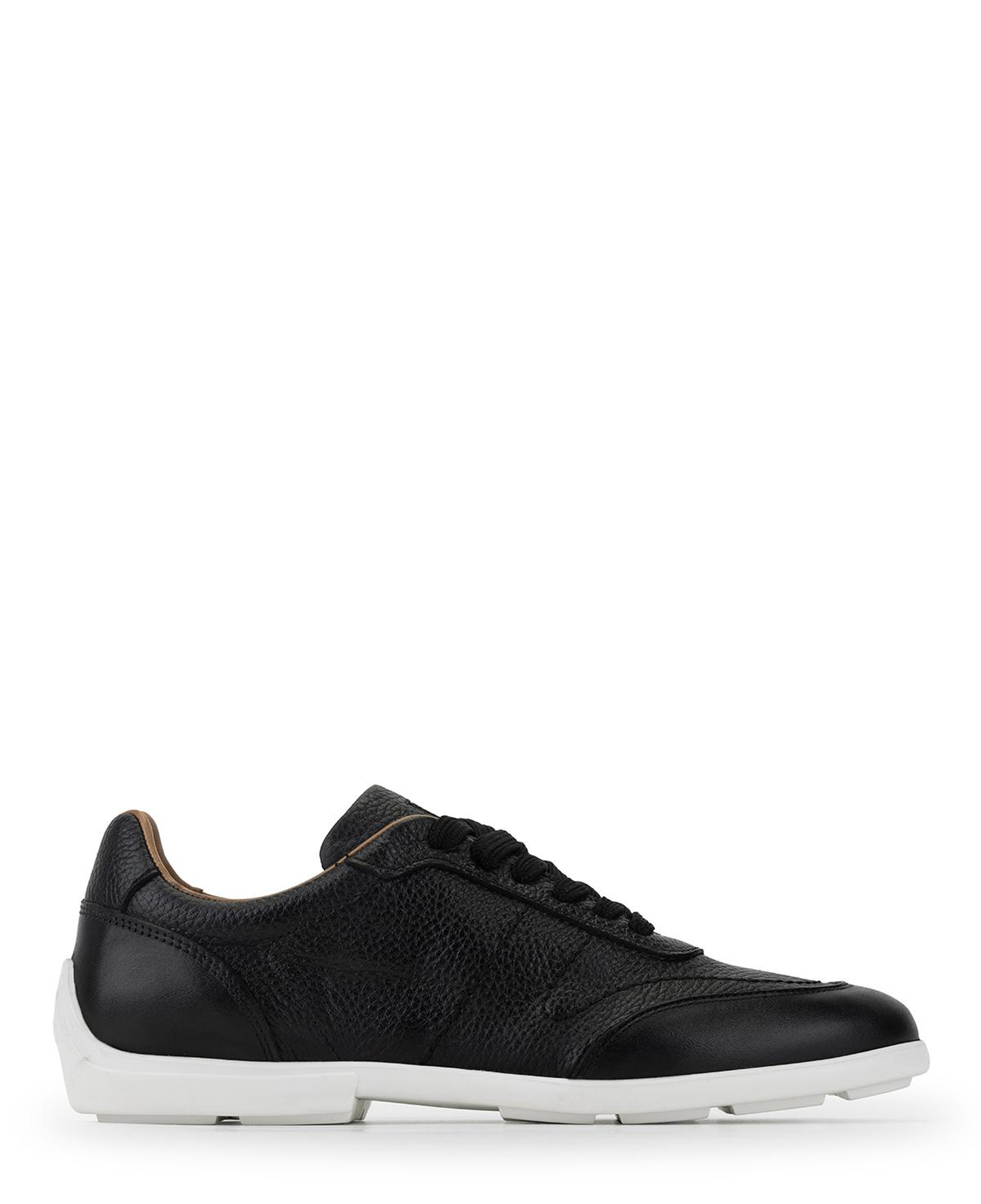 Tamer Tanca Erkek Hakiki Deri Siyah Sneakers & Spor Ayakkabı