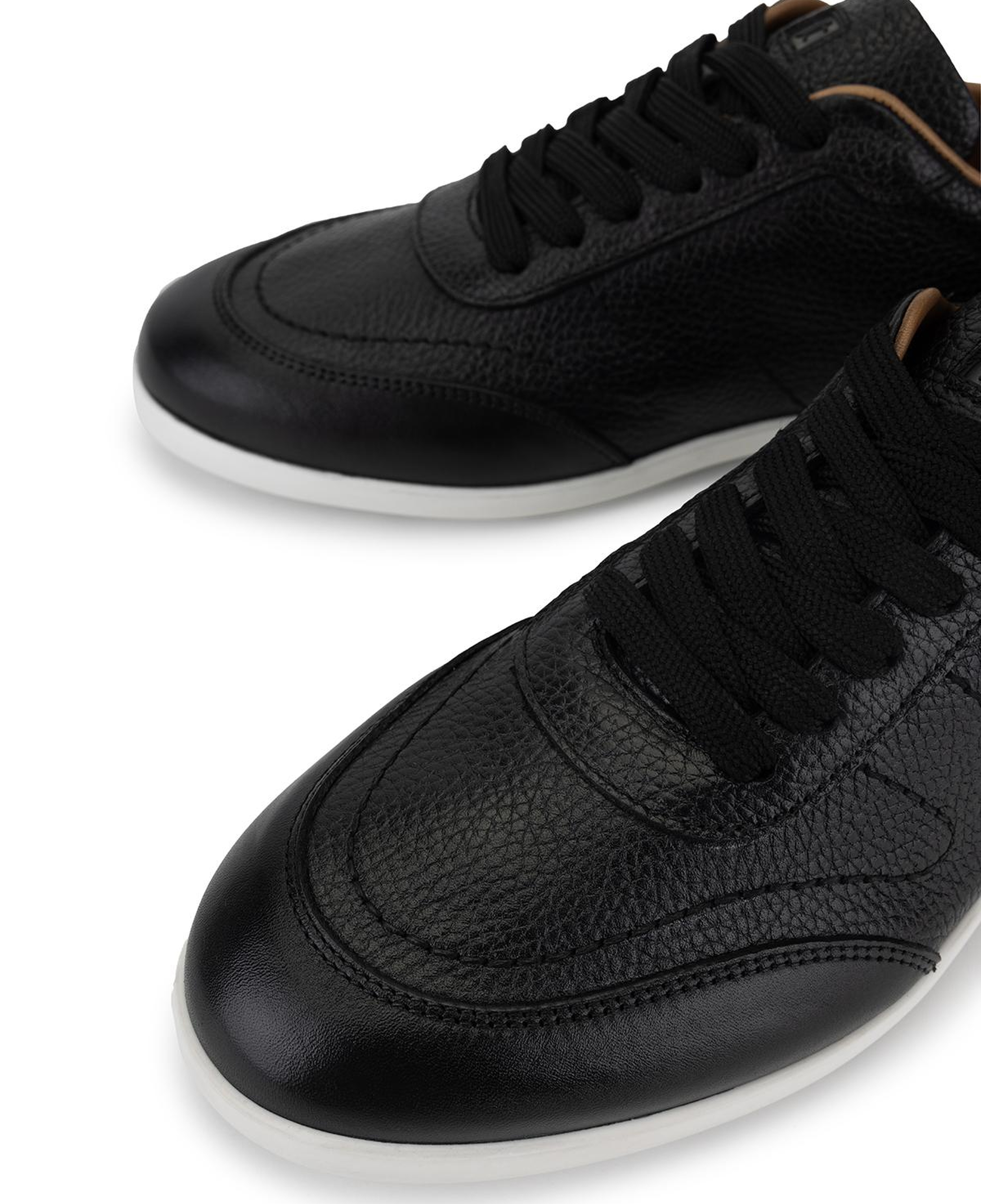 Tamer Tanca Erkek Hakiki Deri Siyah Sneakers & Spor Ayakkabı