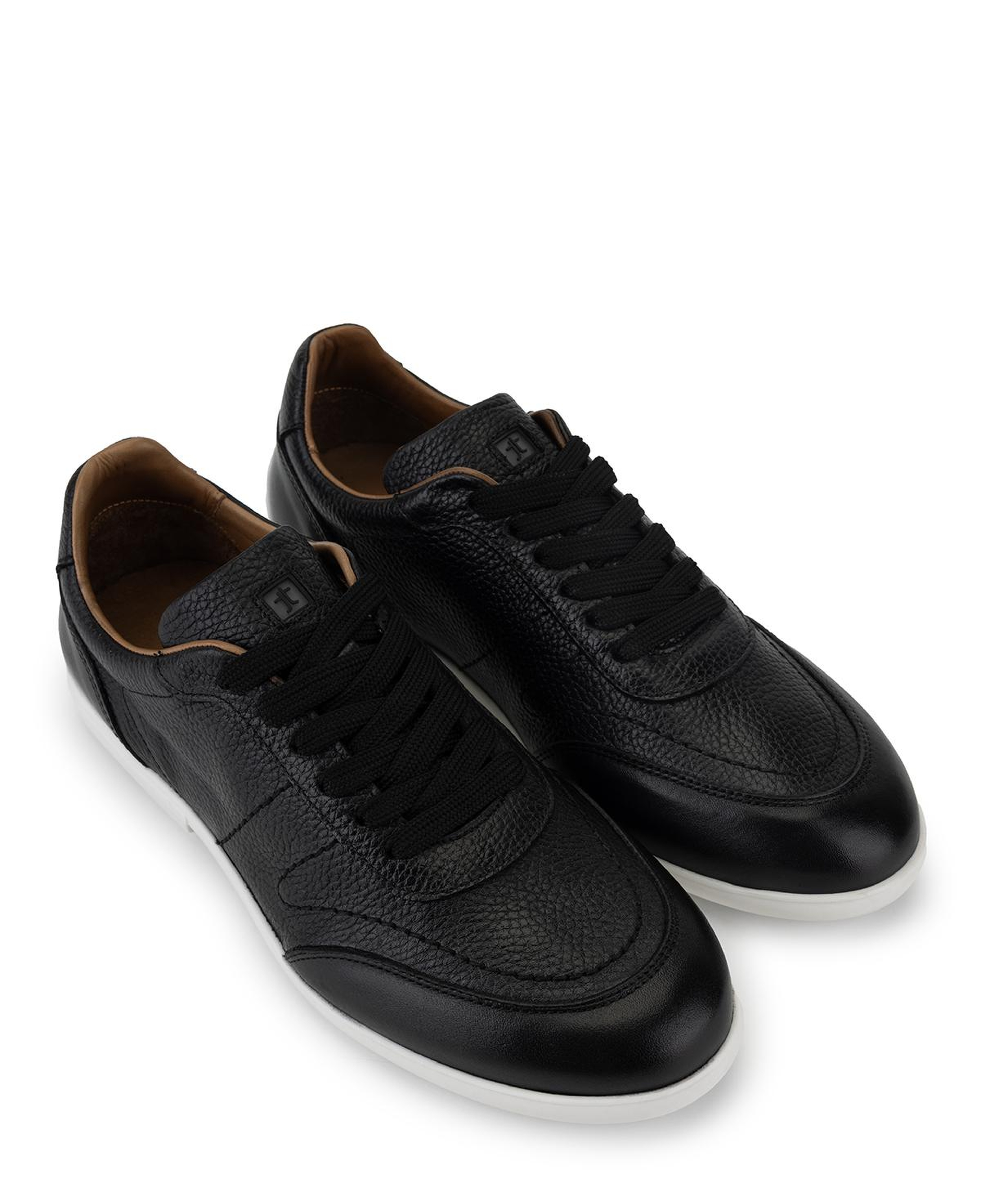 Tamer Tanca Erkek Hakiki Deri Siyah Sneakers & Spor Ayakkabı
