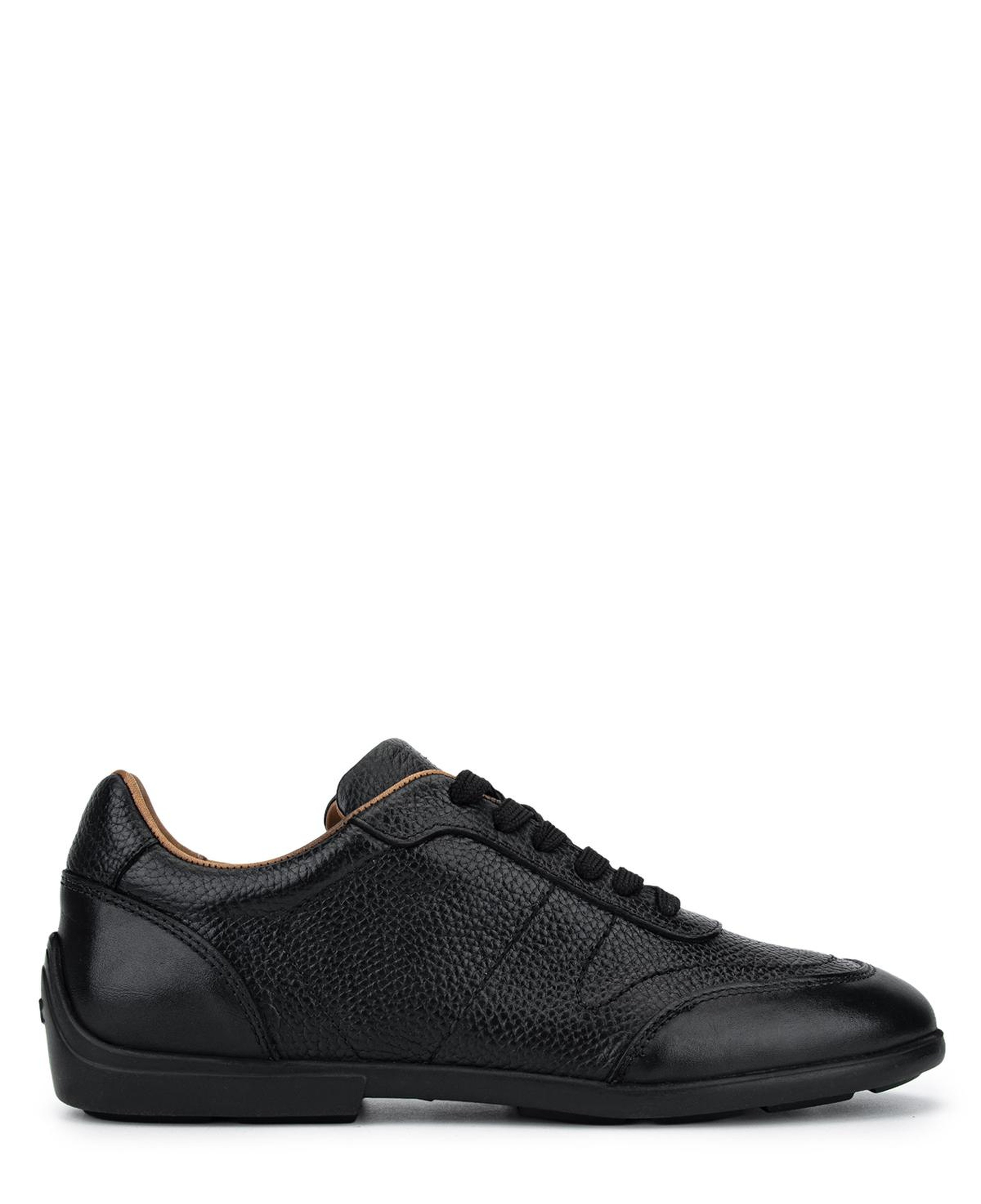 Tamer Tanca Erkek Hakiki Deri Siyah Sneakers & Spor Ayakkabı