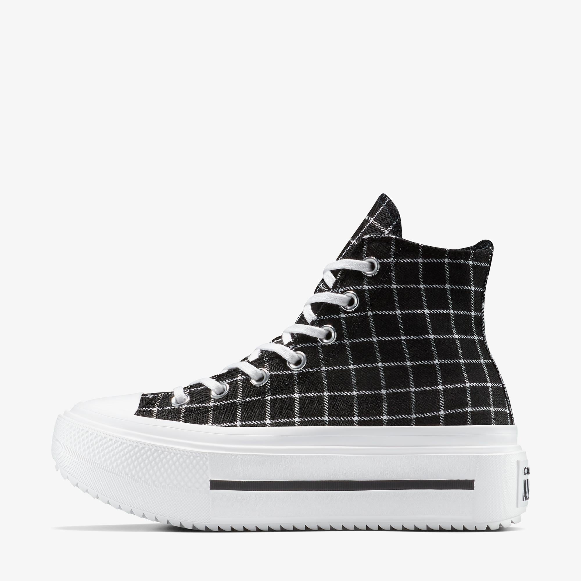 Converse Chuck Taylor All Star Lift Double Stack Kadın Siyah Sneaker