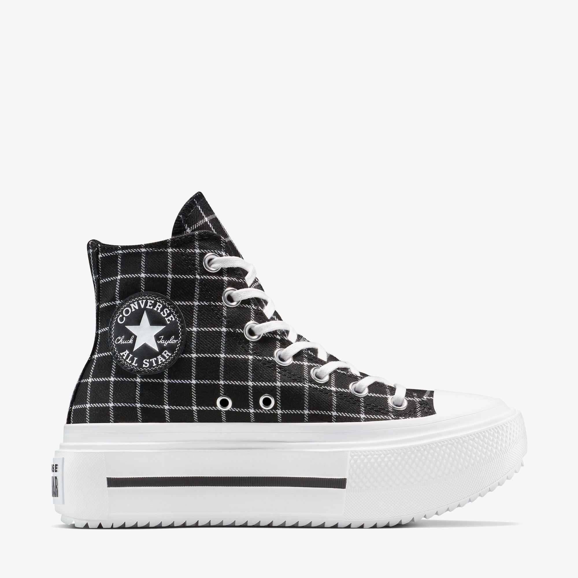 Converse Chuck Taylor All Star Lift Double Stack Kadın Siyah Sneaker