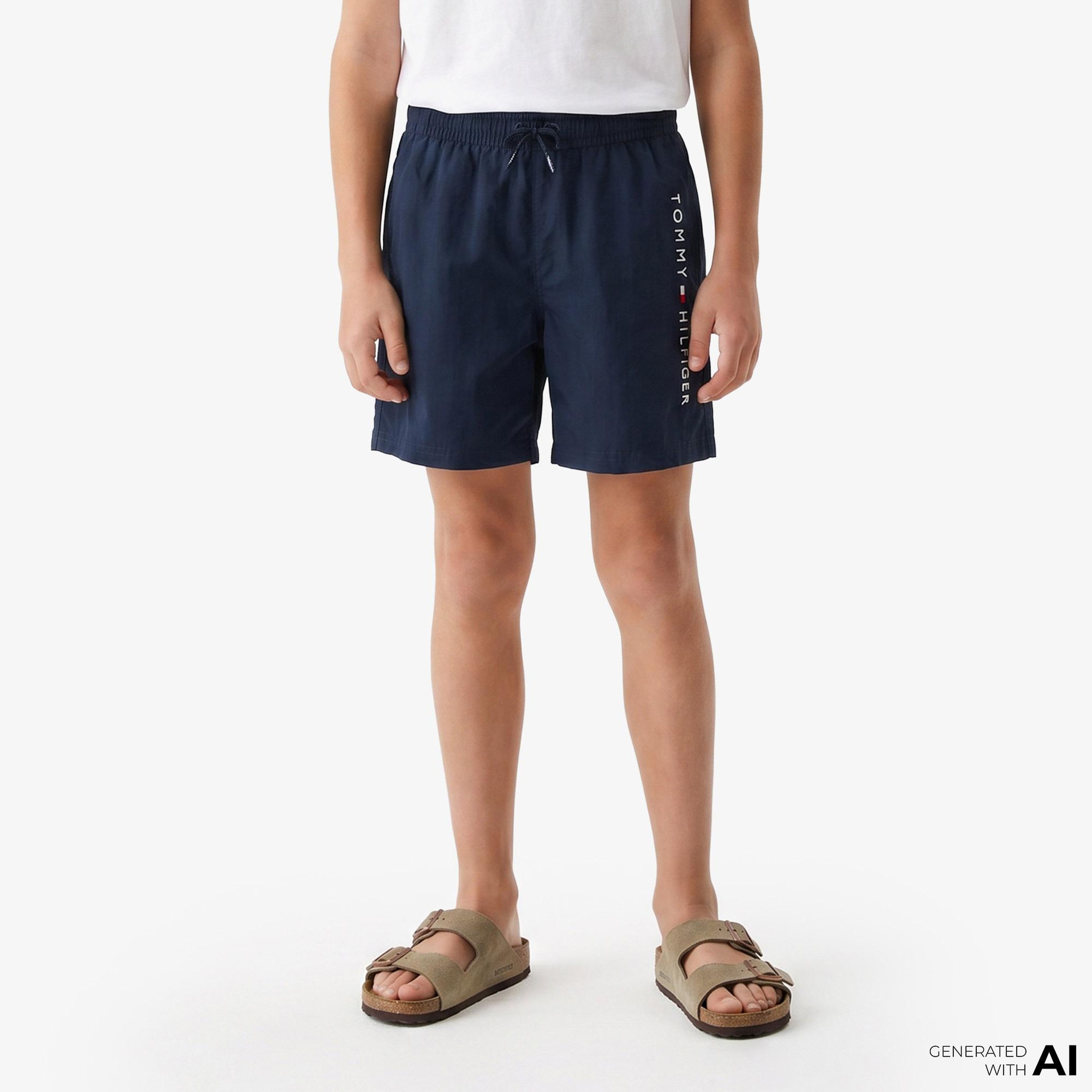 Tommy Hilfiger Original Çocuk Lacivert Deniz Şortu