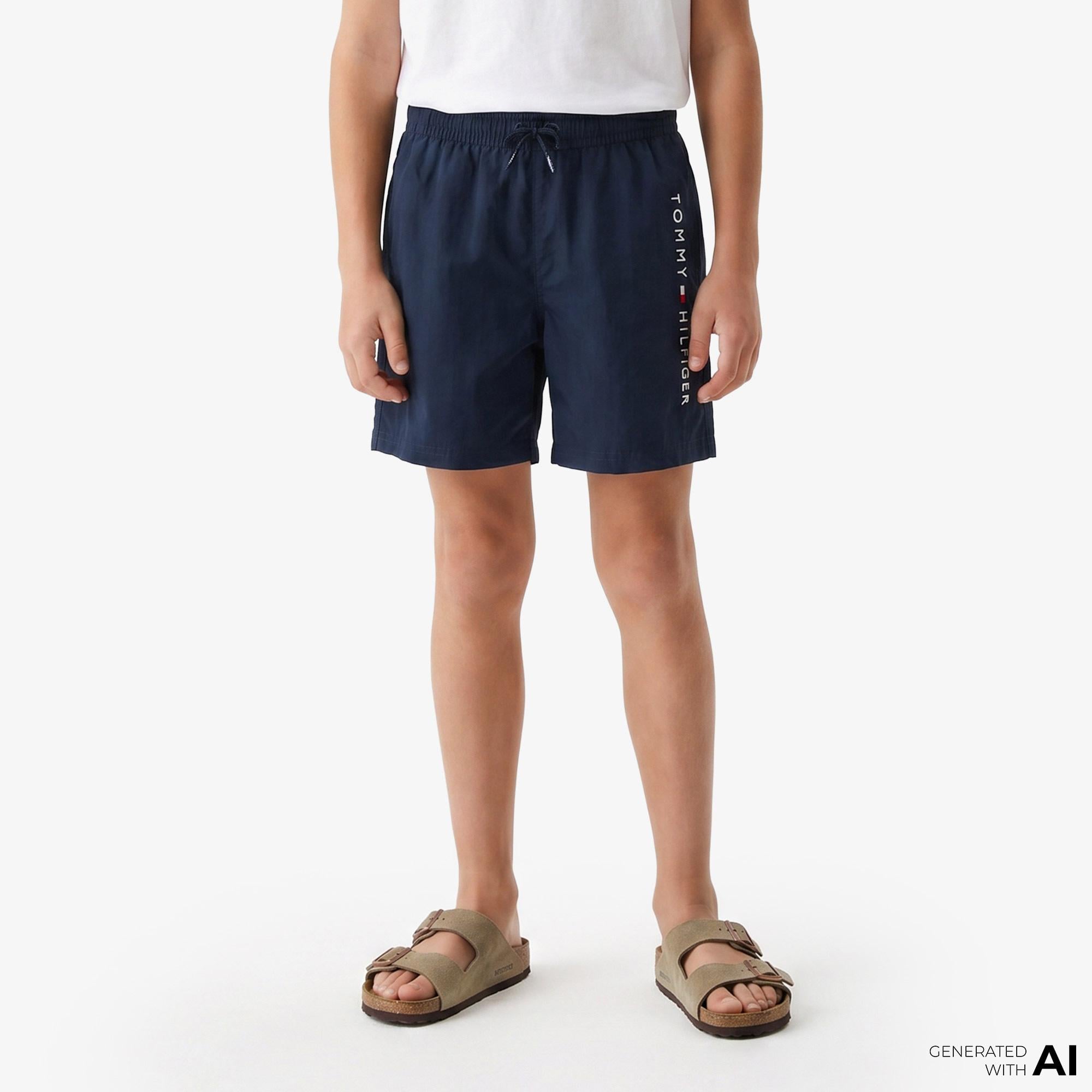 Tommy Hilfiger Original Çocuk Lacivert Deniz Şortu