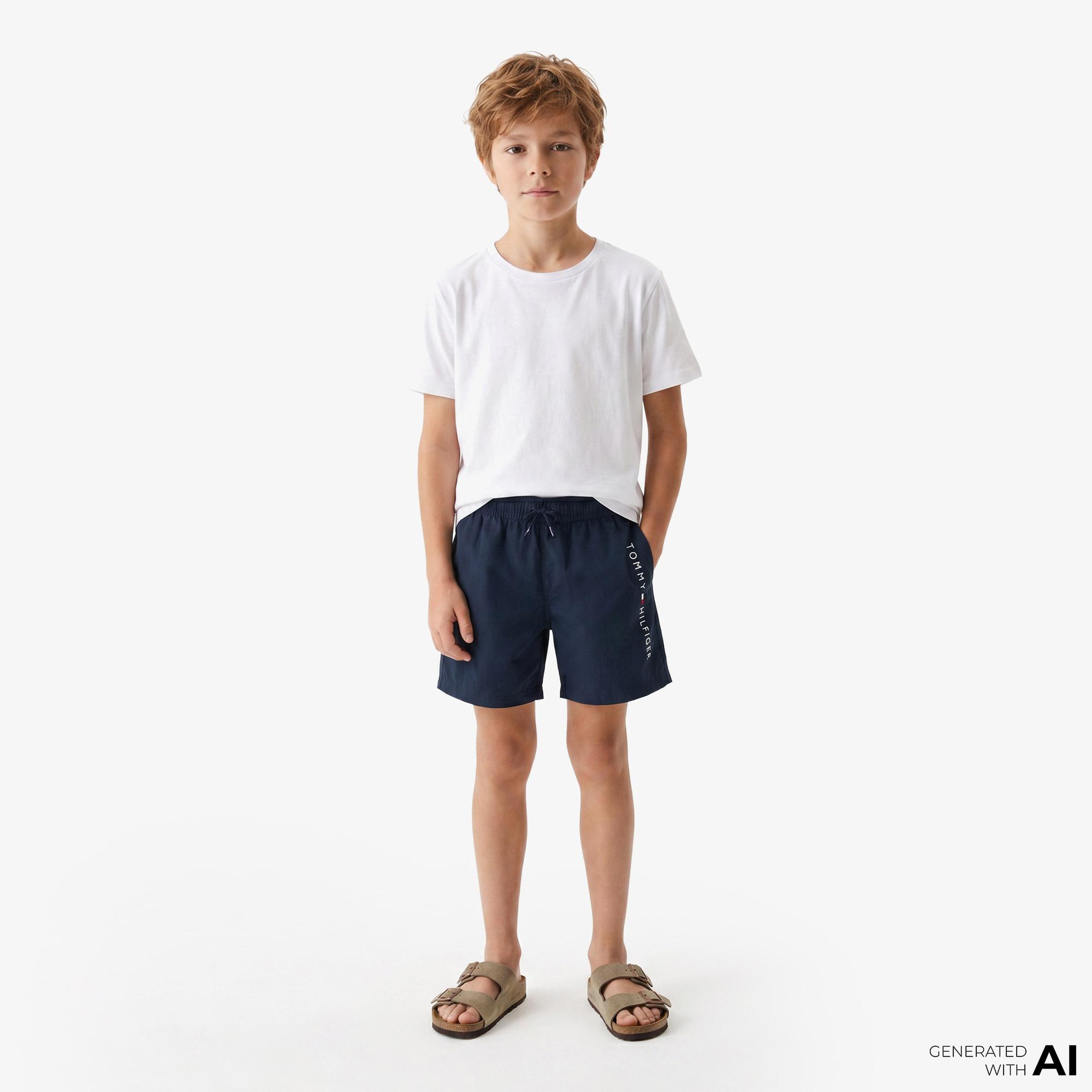 Tommy Hilfiger Original Çocuk Lacivert Deniz Şortu