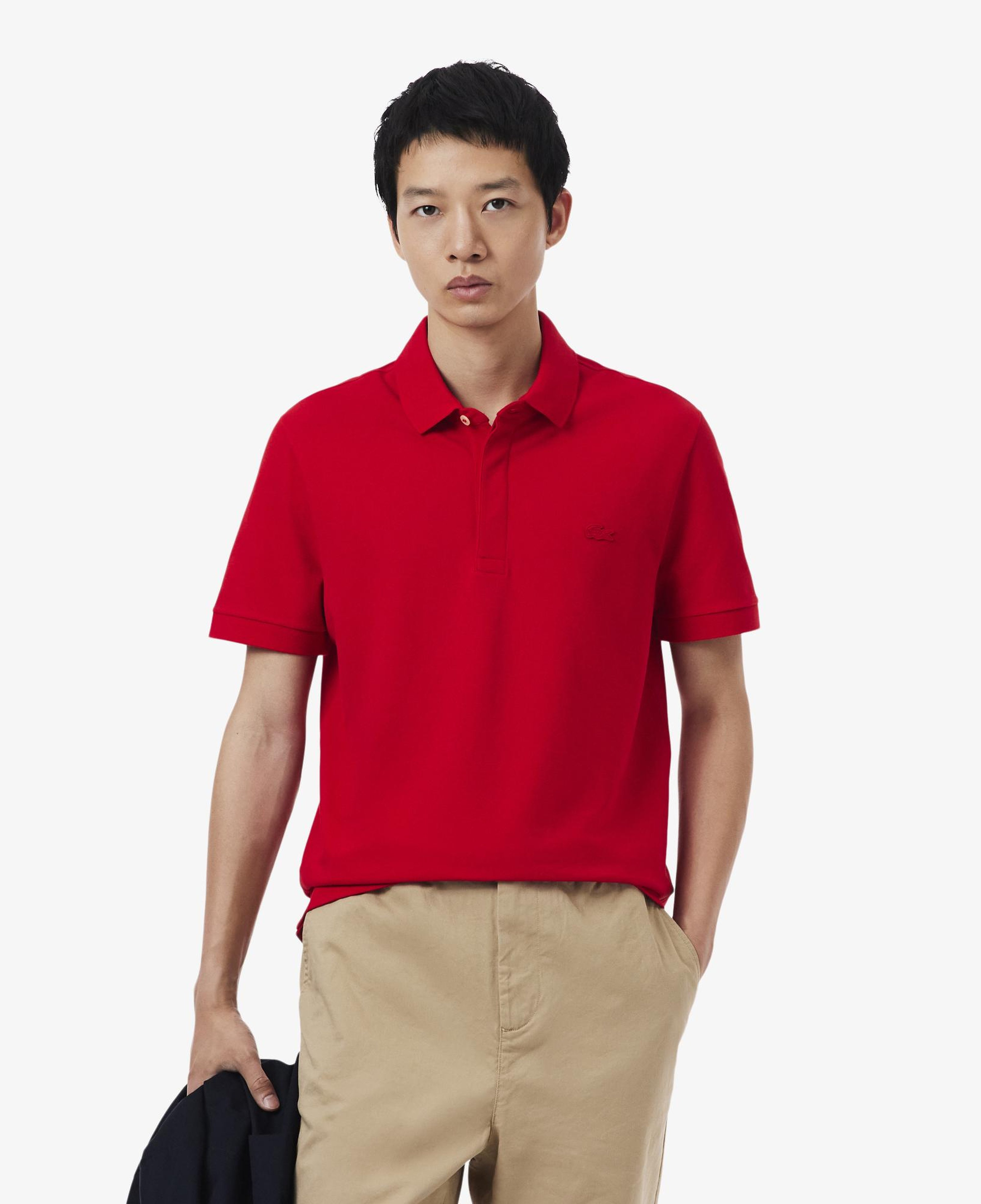 Erkek Regular Fit Kırmızı Paris Polo