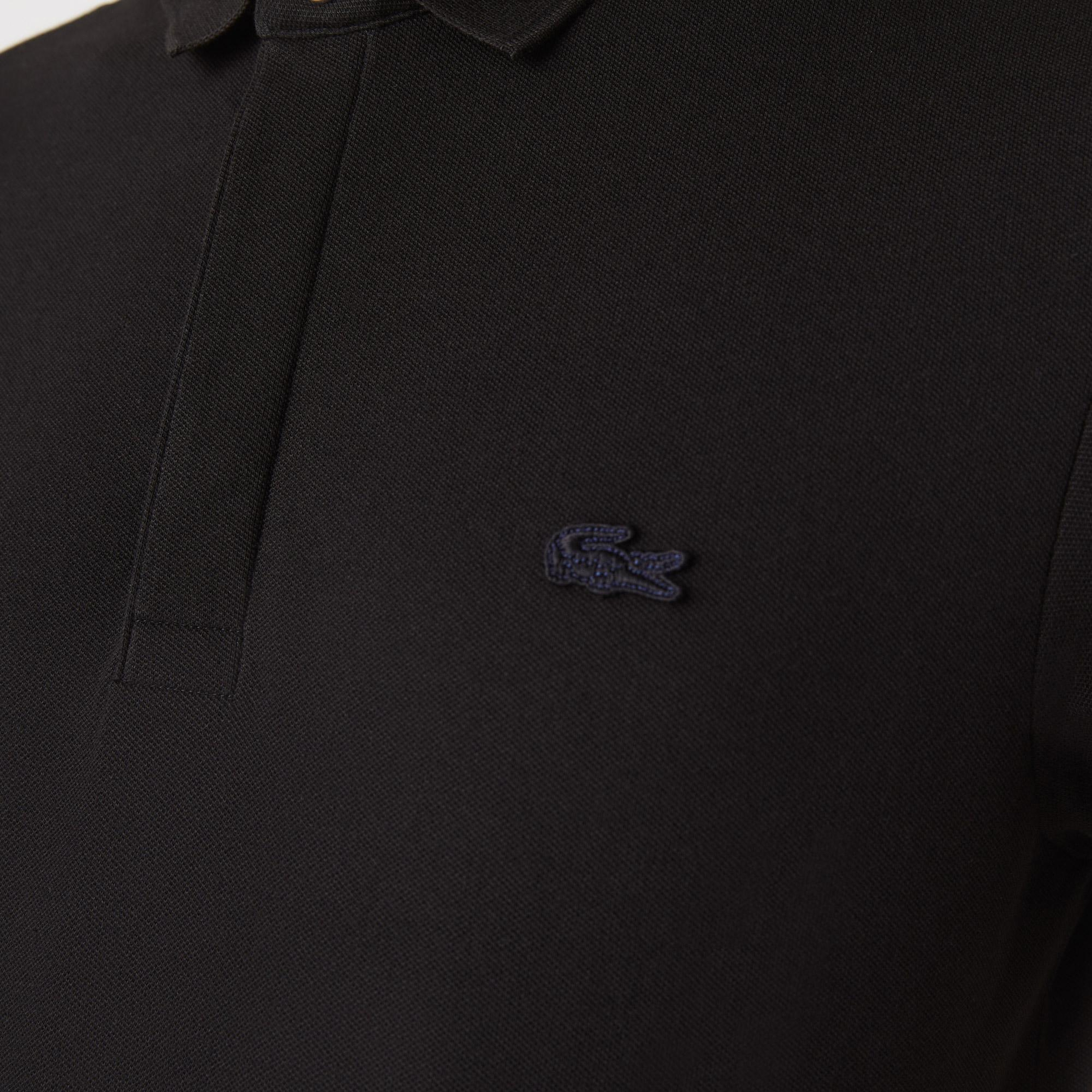 Erkek Regular Fit Siyah Paris Polo