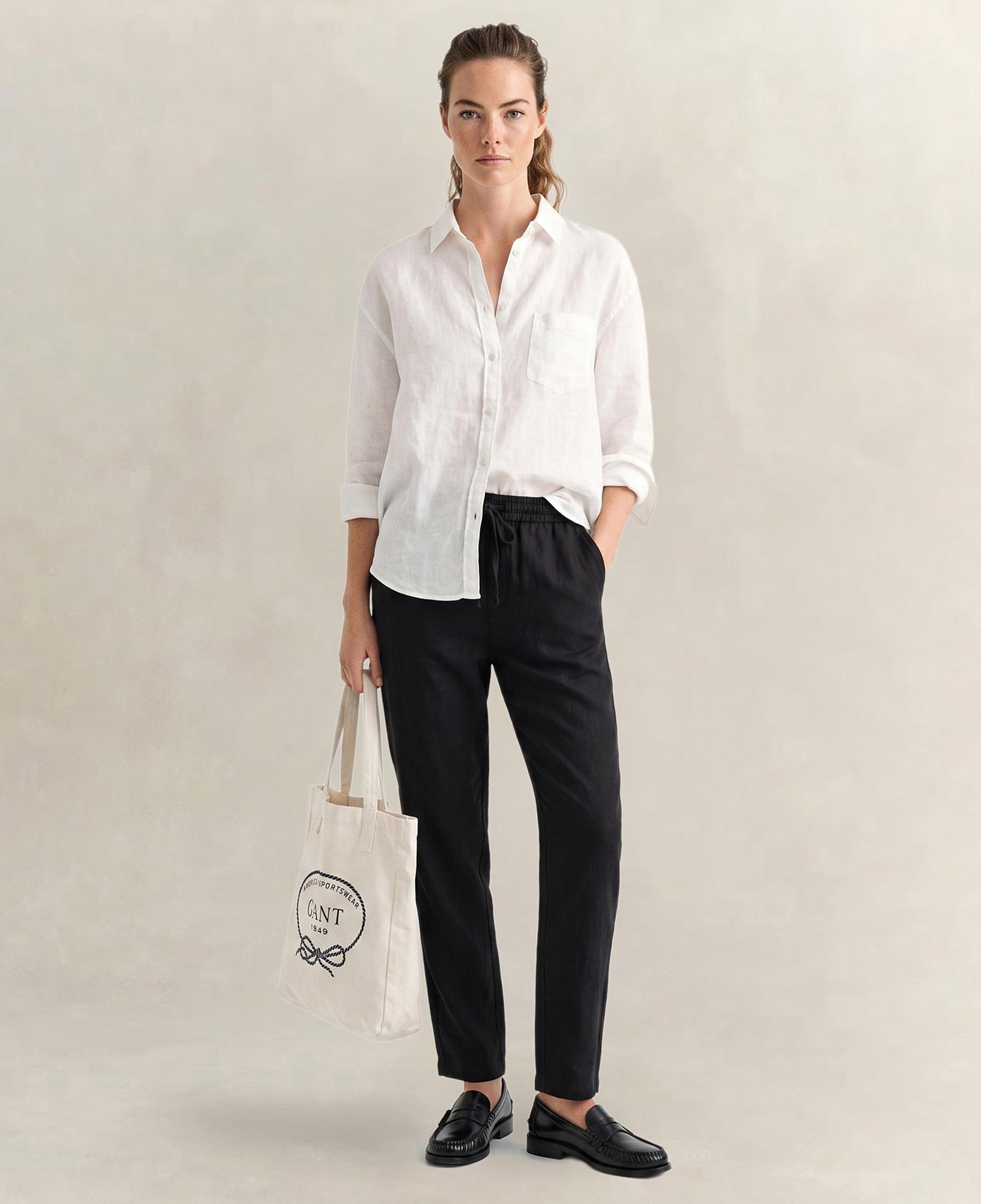 GANT Kadın Siyah Regular Fit Jogger Pantolon