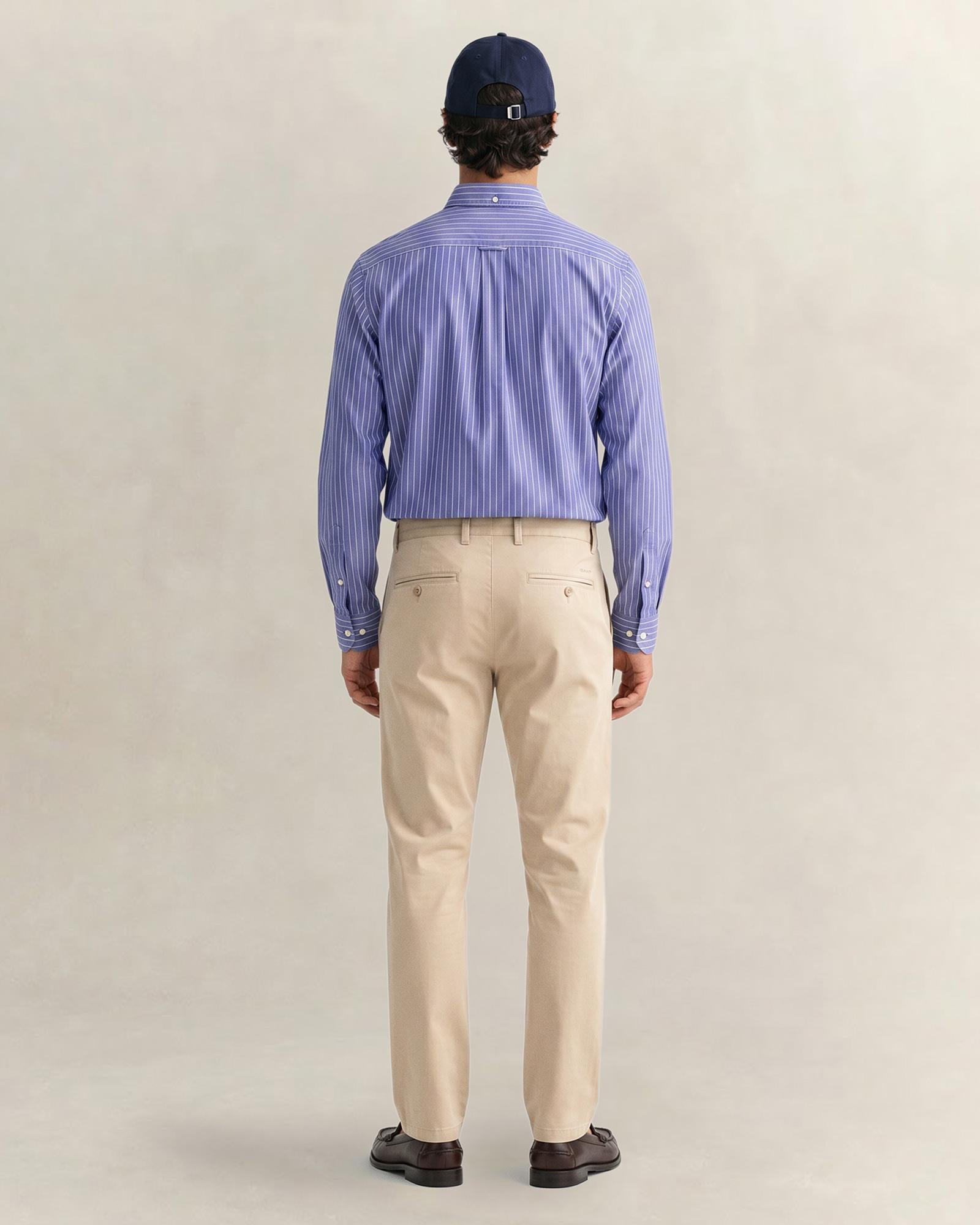 GANT Erkek Krem Slim Fit Pantolon