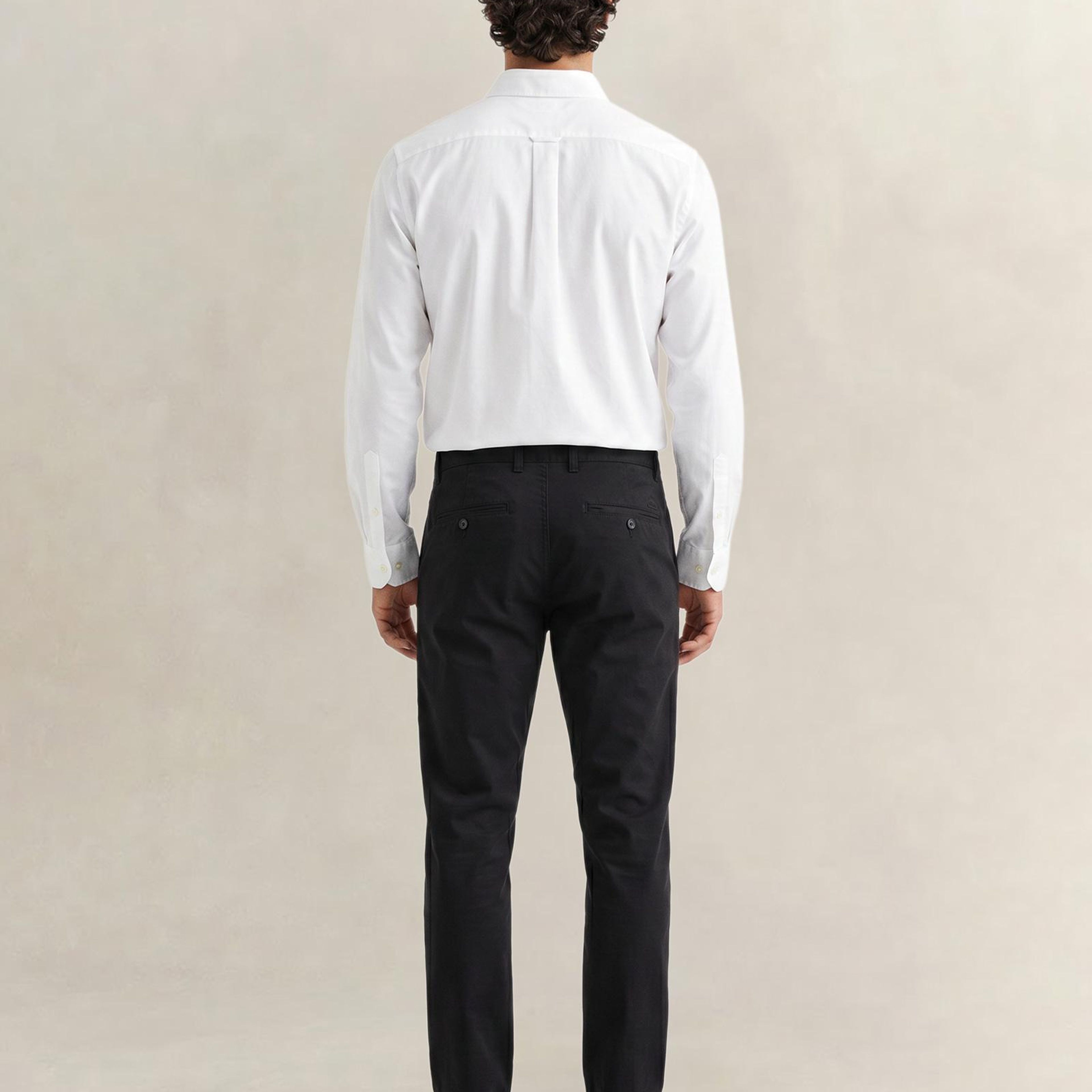GANT Erkek Siyah Slim Fit Pantolon