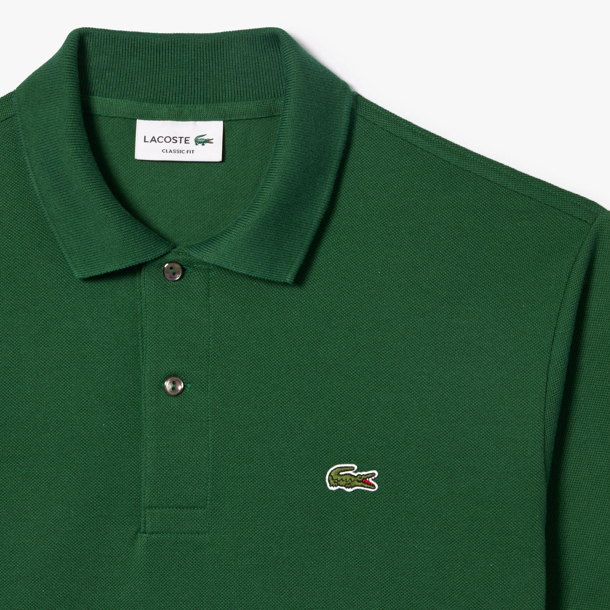 L.12.12 Erkek Classic Fit Yeşil Polo