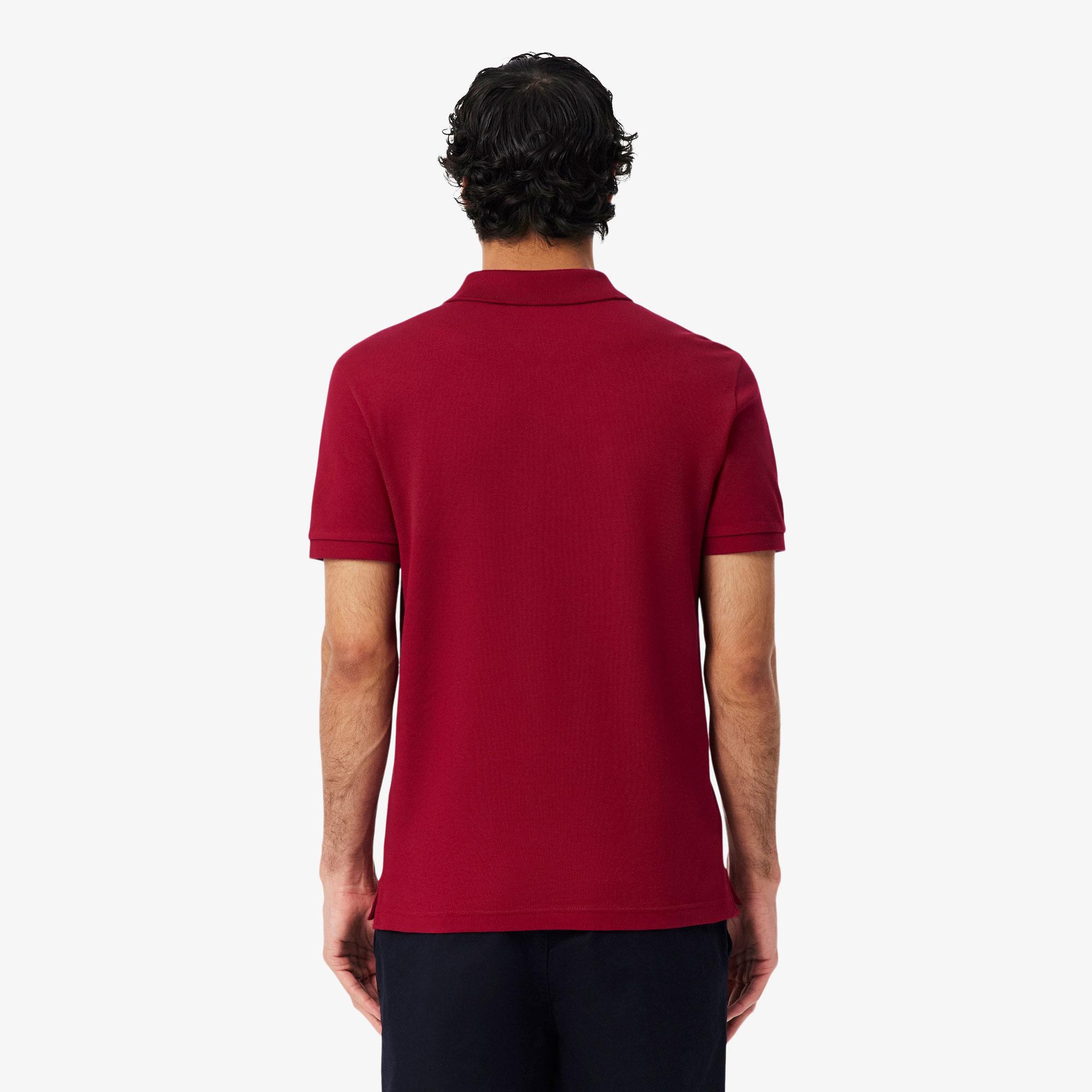 L.12.12 Erkek Slim Fit Kırmızı Polo