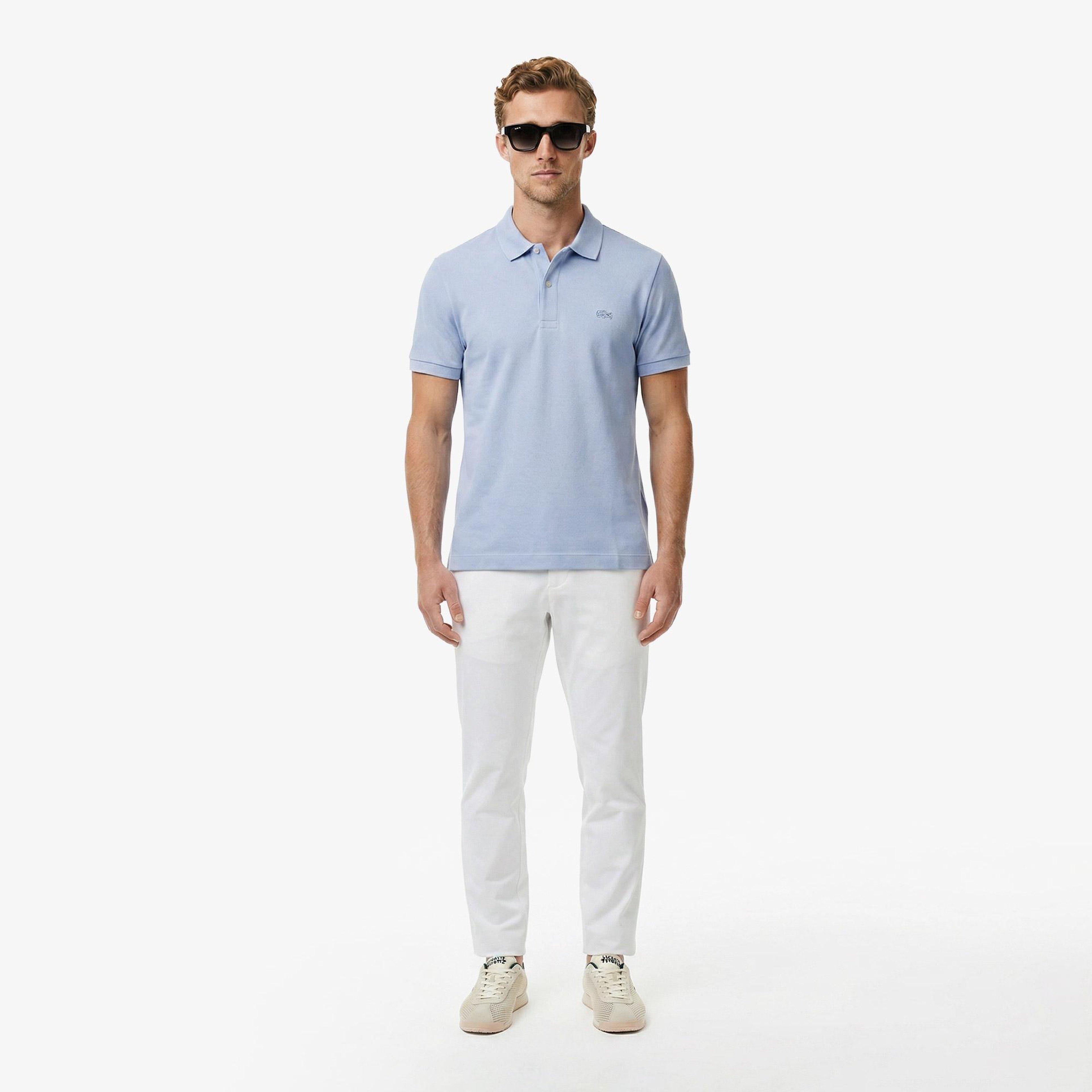 Erkek Regular Fit Mavi Paris Polo