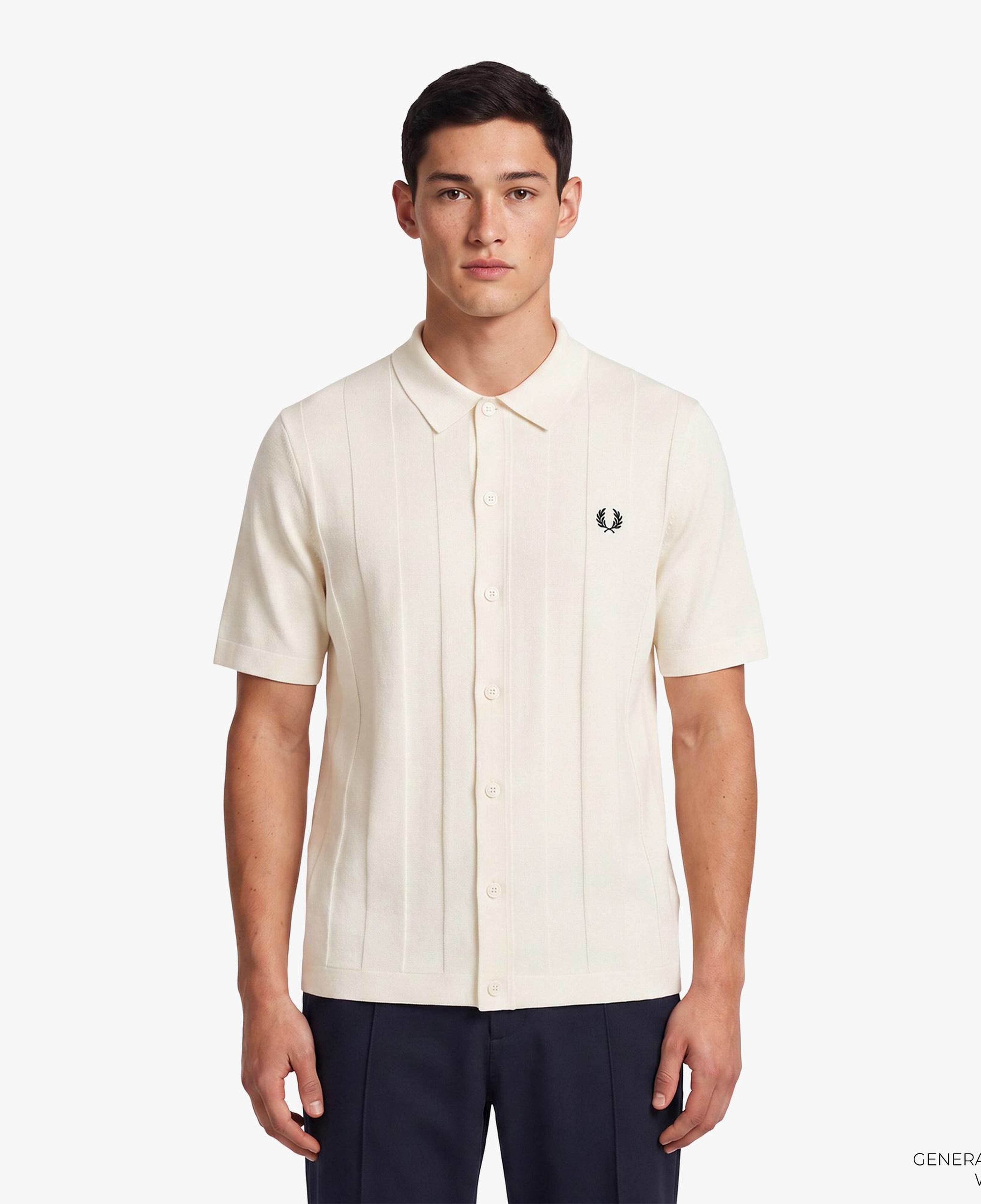 Fred Perry Erkek Krem Polo