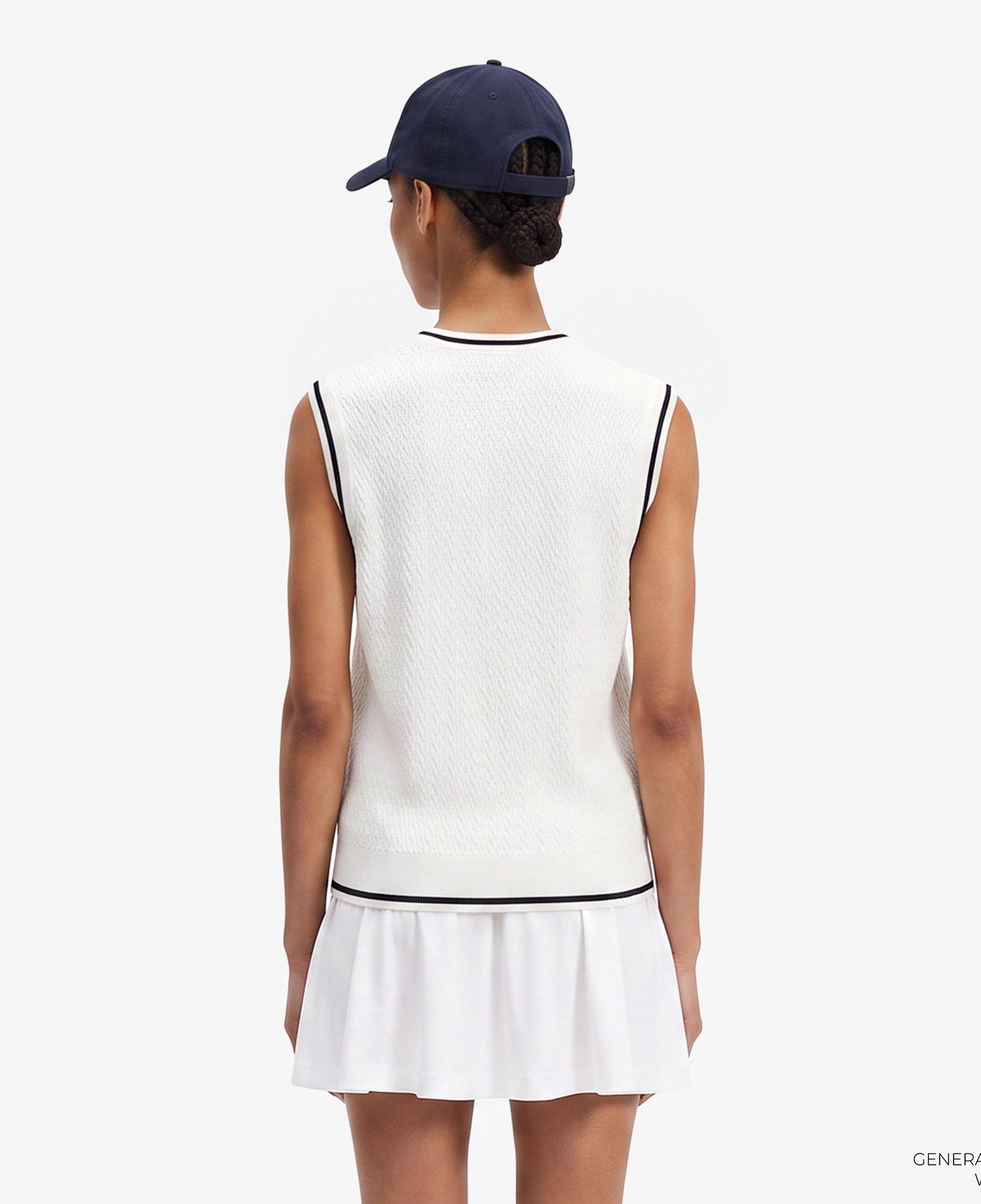 Fred Perry Kadın Beyaz Yelek