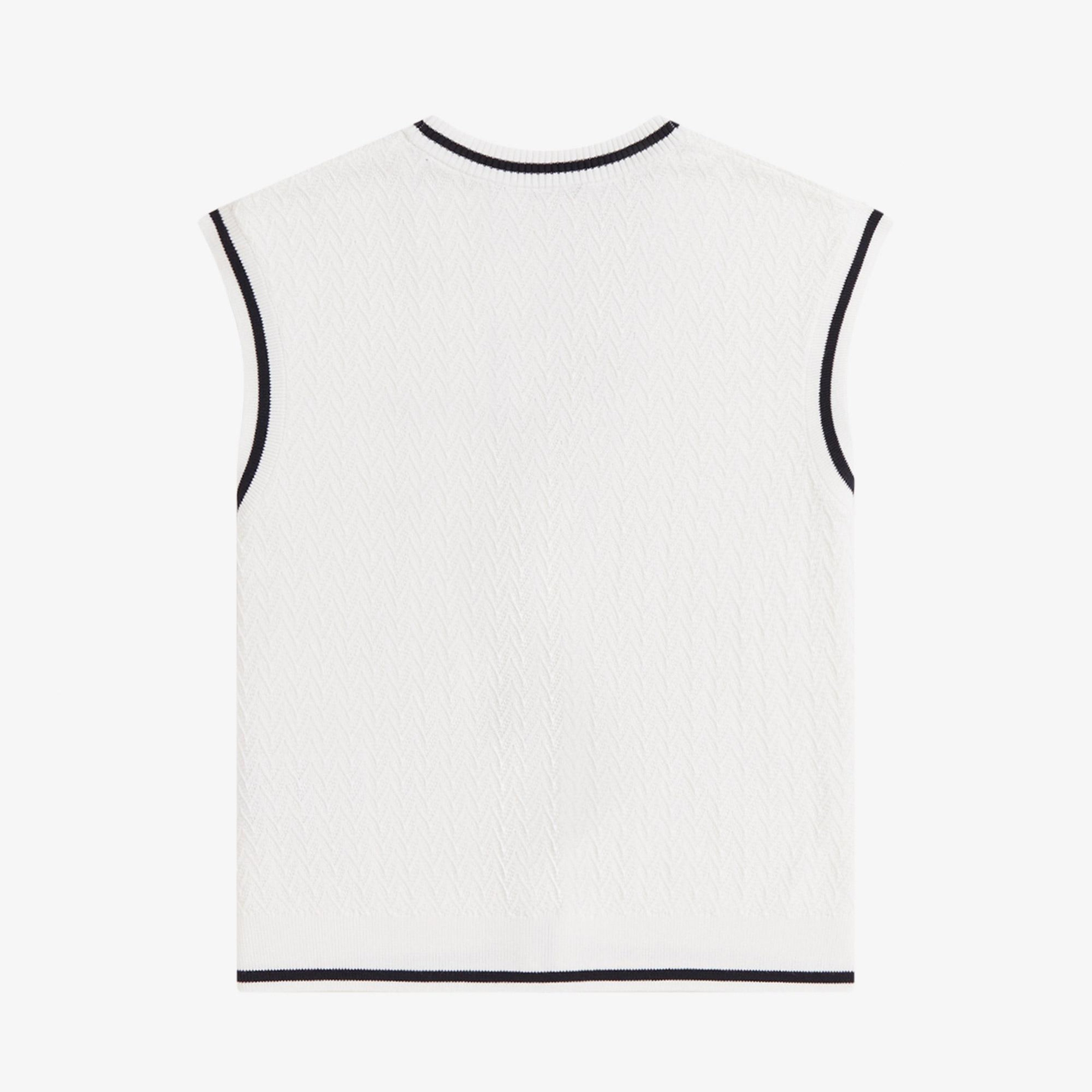 Fred Perry Kadın Beyaz Yelek