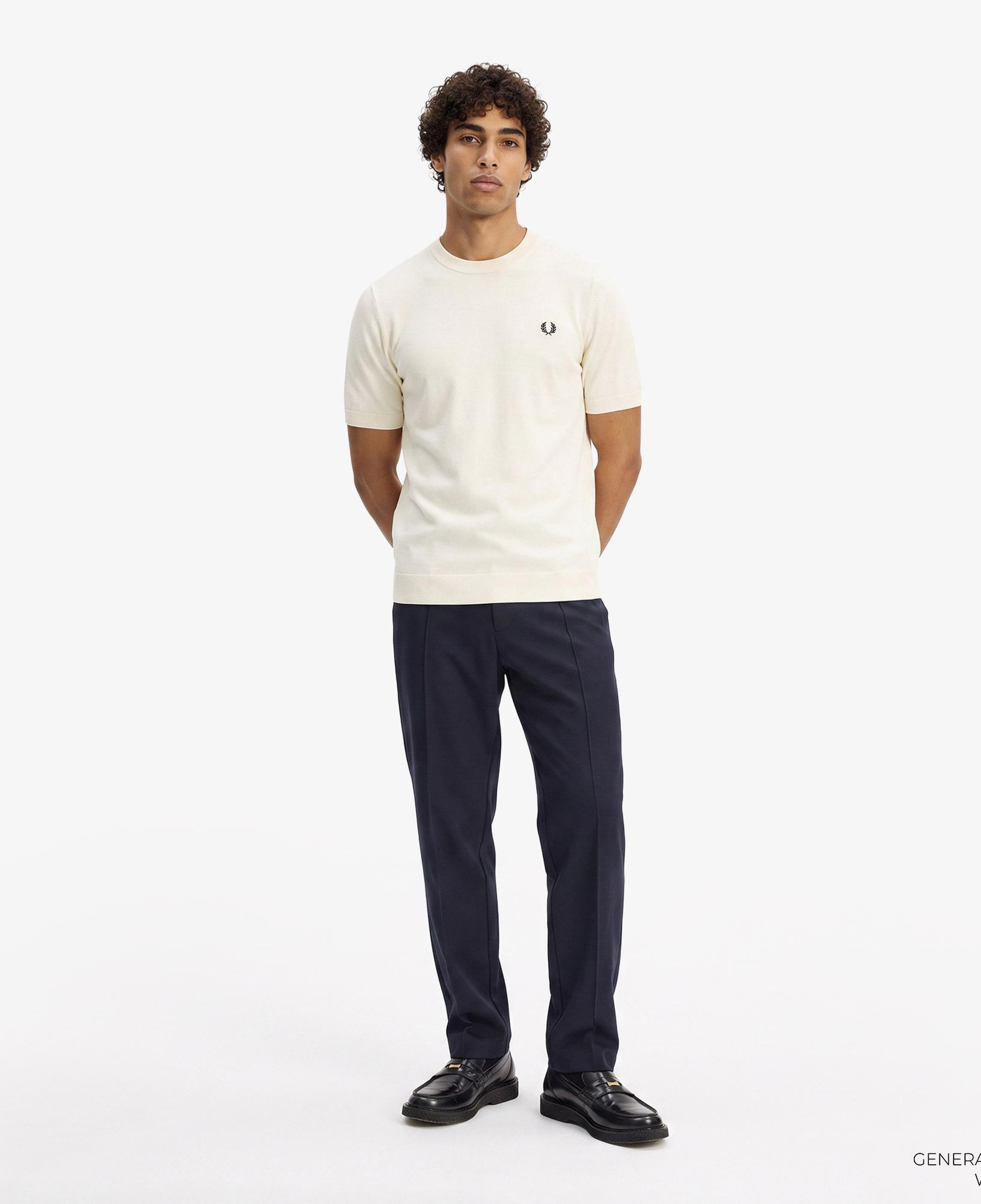 Fred Perry Erkek Krem T-Shirt