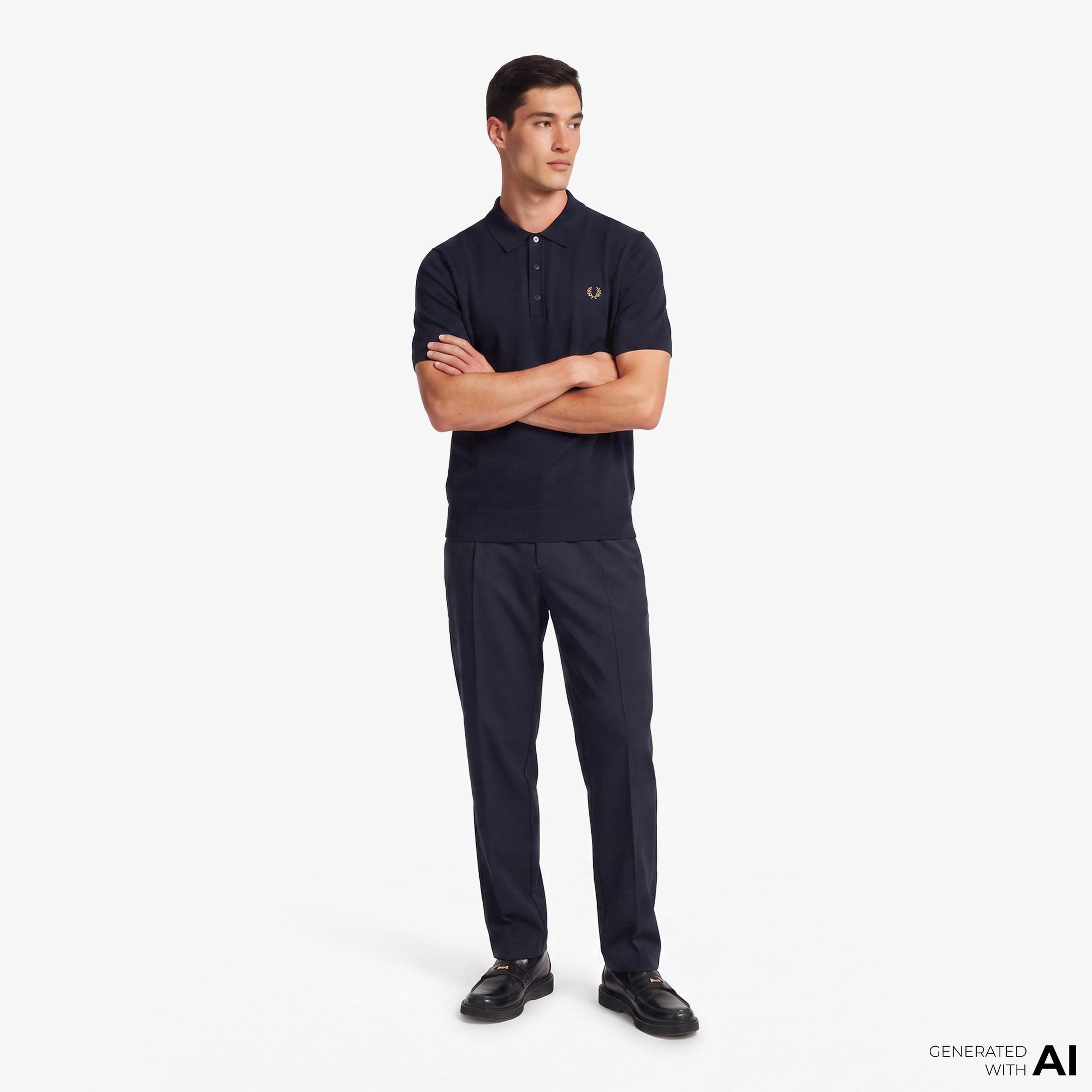 Fred Perry Erkek Lacivert Polo