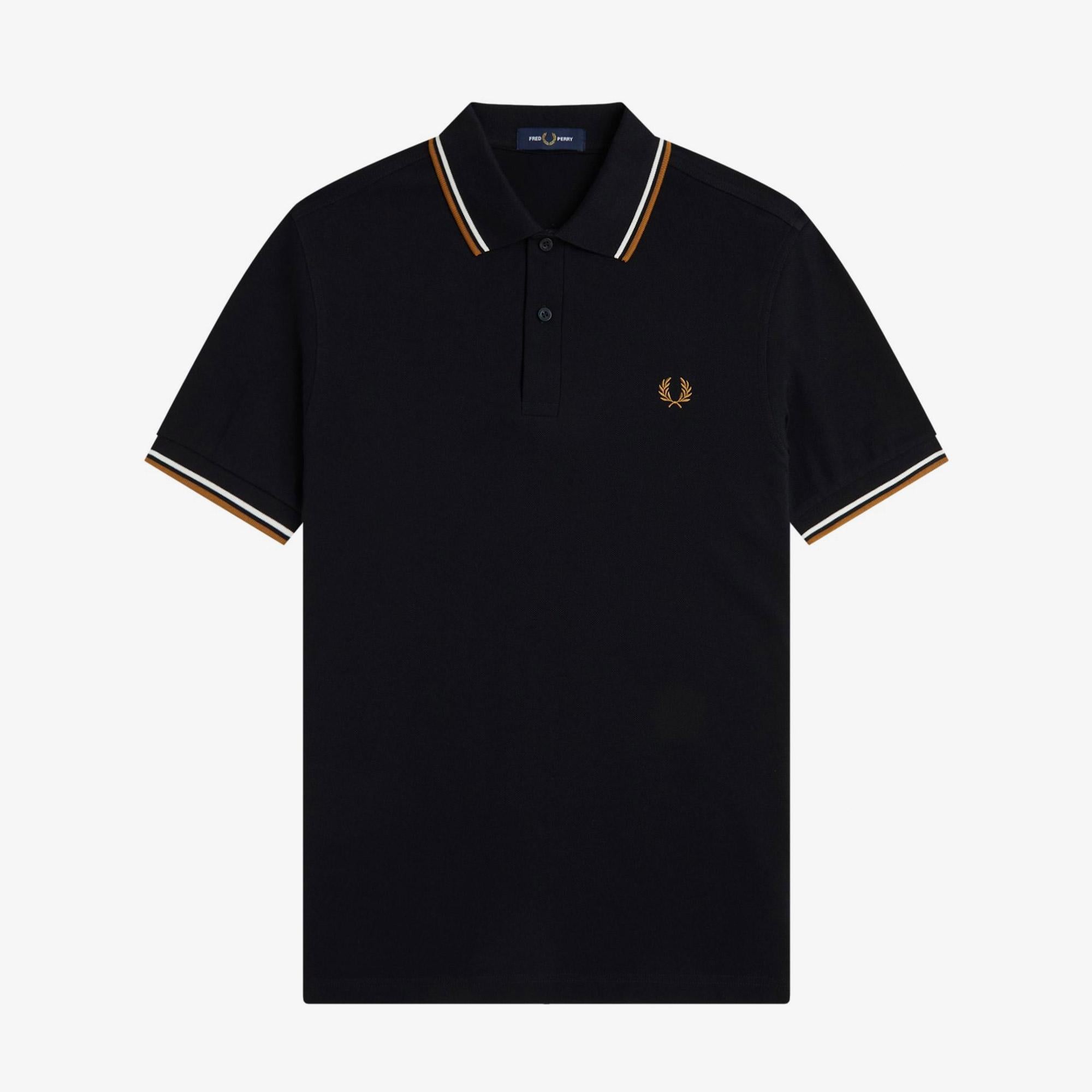 Fred Perry The Twin Tipped Erkek Siyah Polo