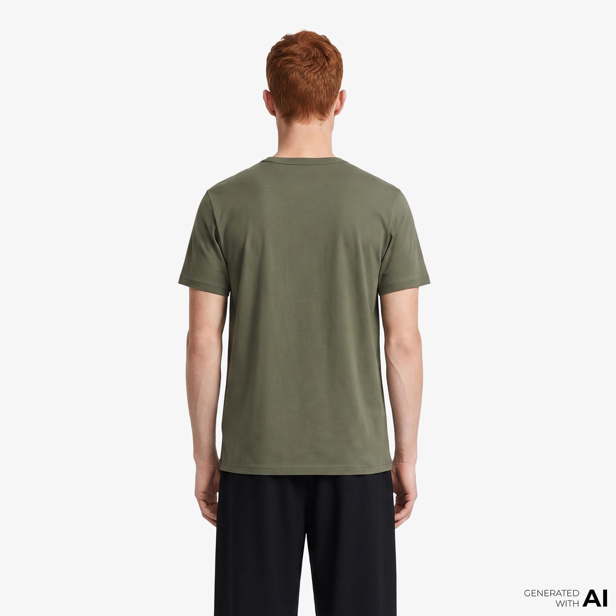 Fred Perry Ringer Erkek Yeşil T-Shirt