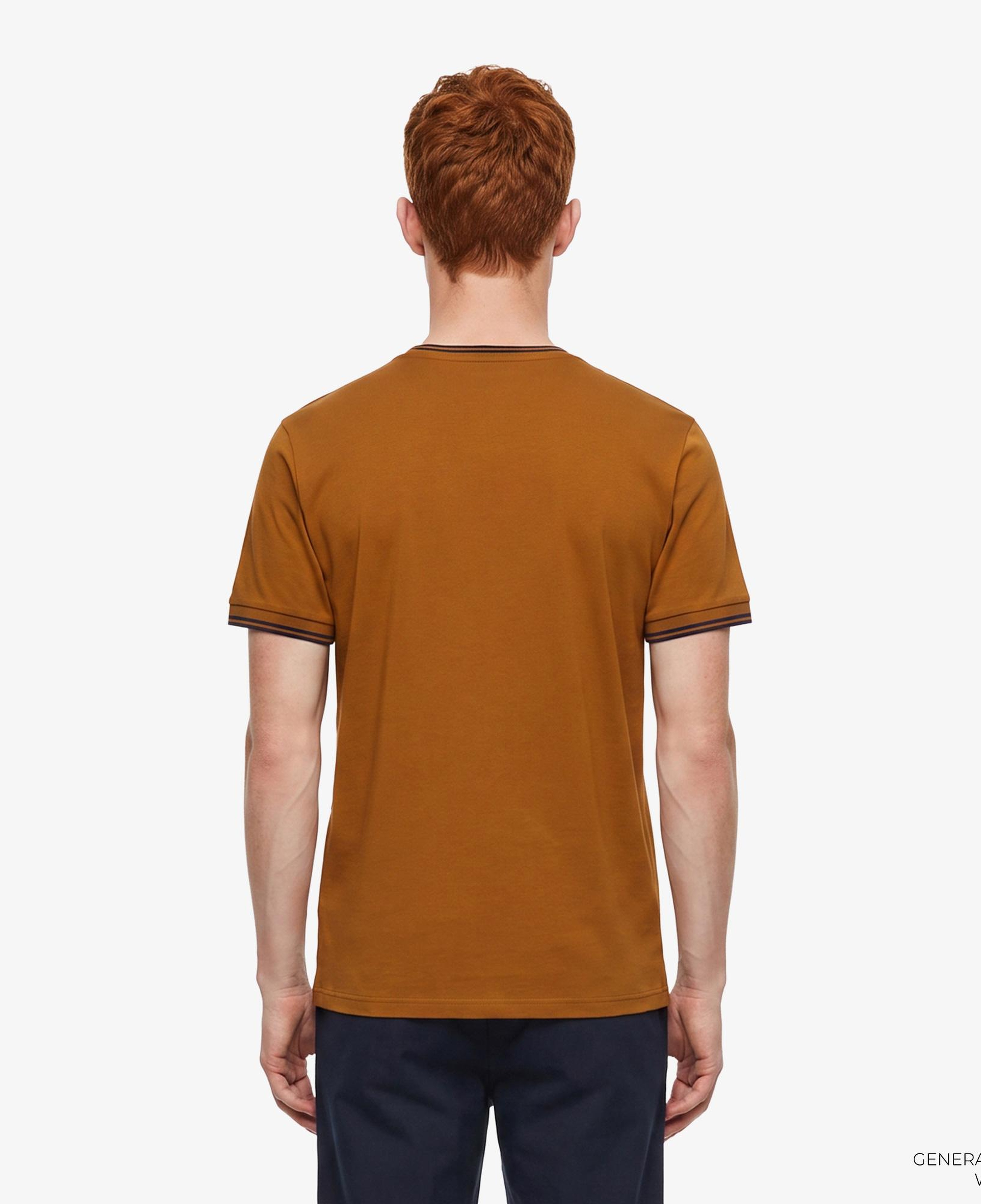 Fred Perry Twin Tipped Erkek Kahverengi T-Shirt