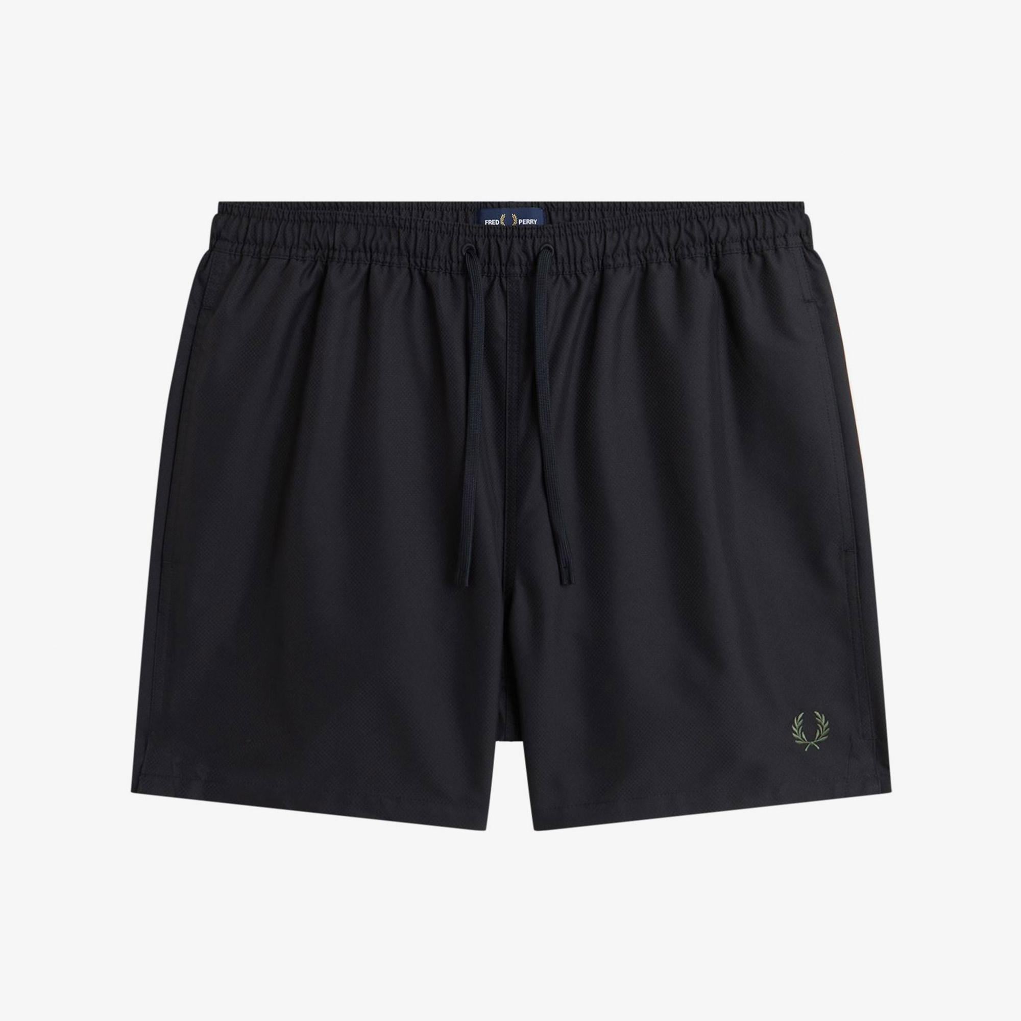 Fred Perry Erkek Siyah Deniz Şortu