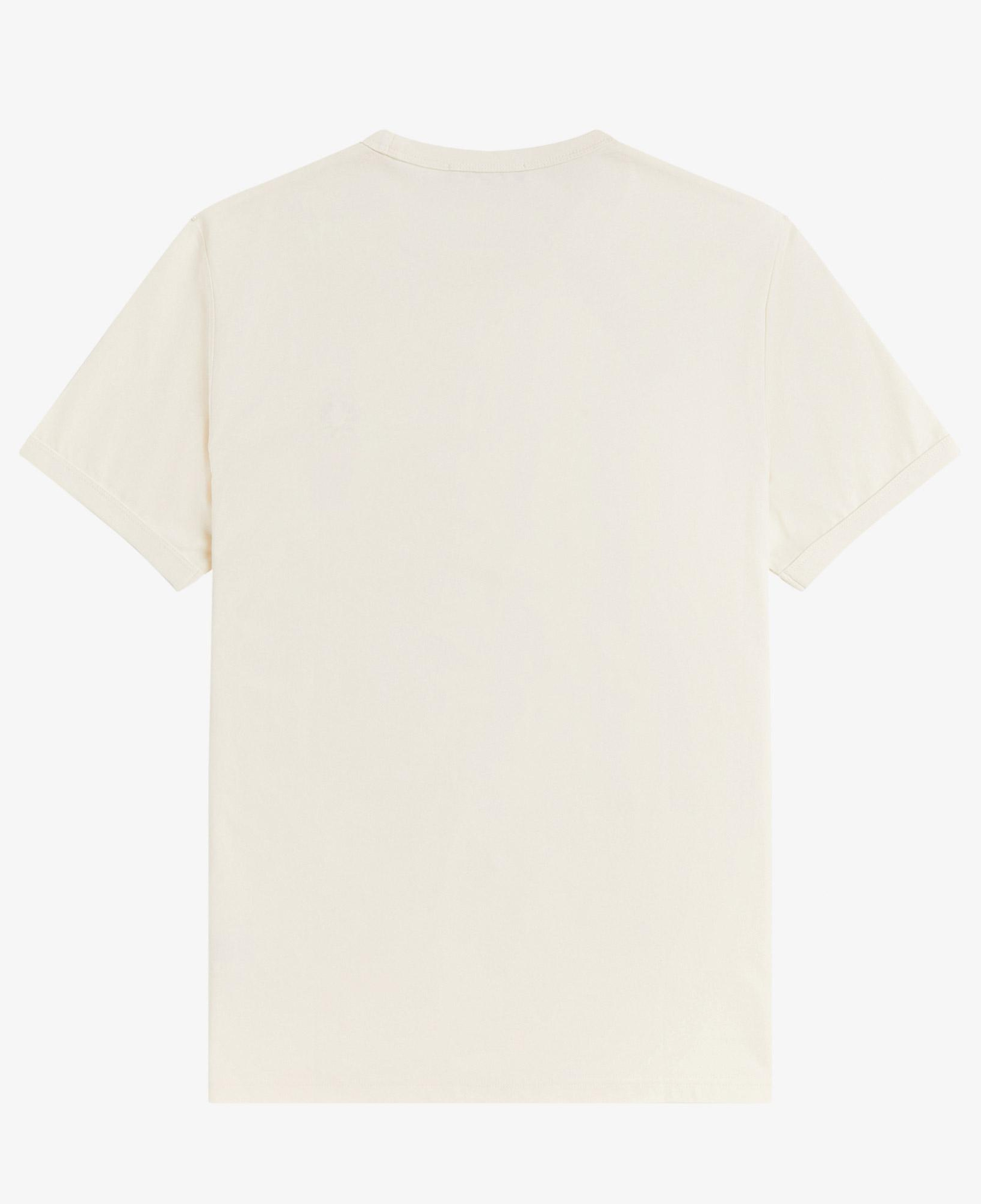 Fred Perry Ringer Erkek Krem T-Shirt