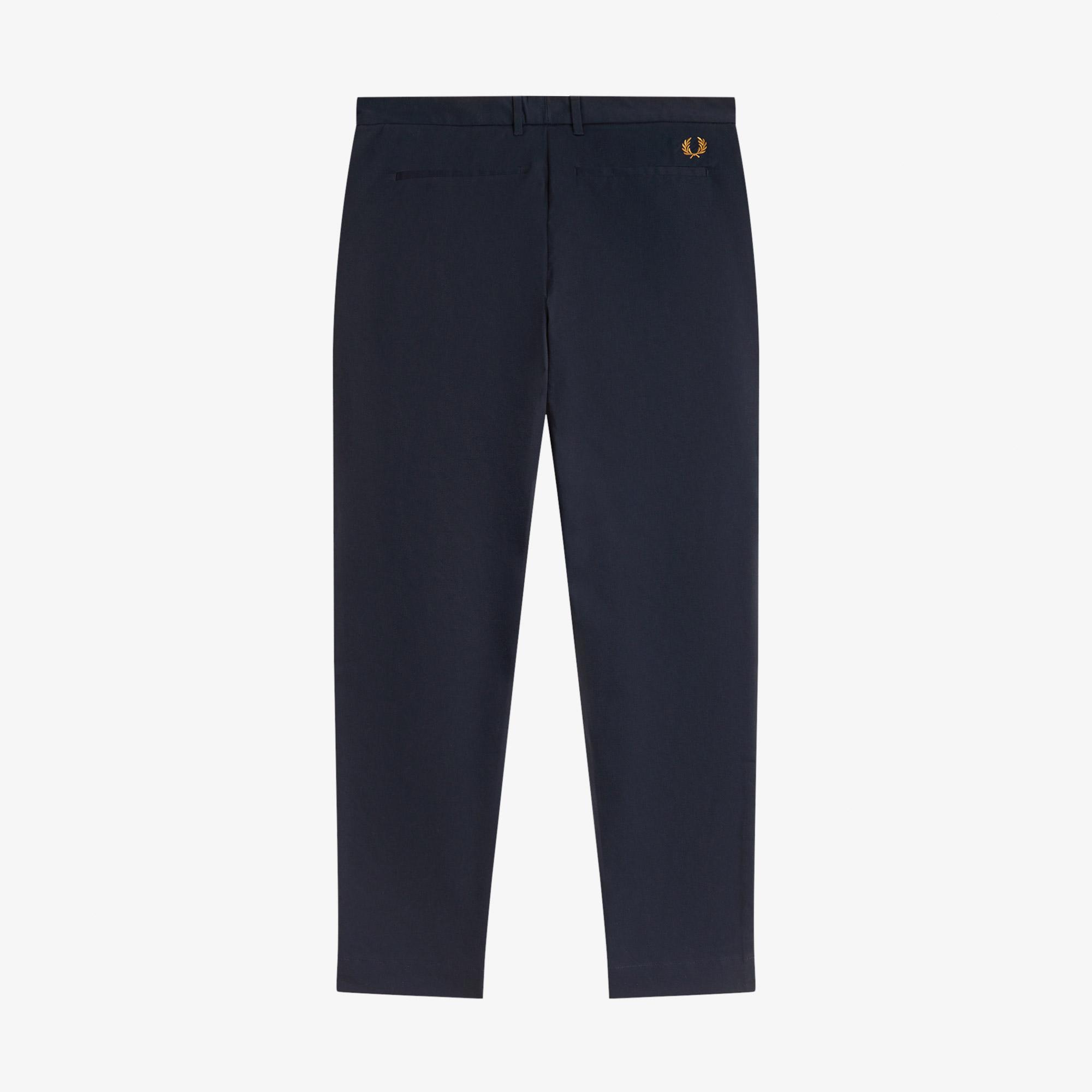 Fred Perry Slim Fit Twill Erkek Lacivert Pantolon