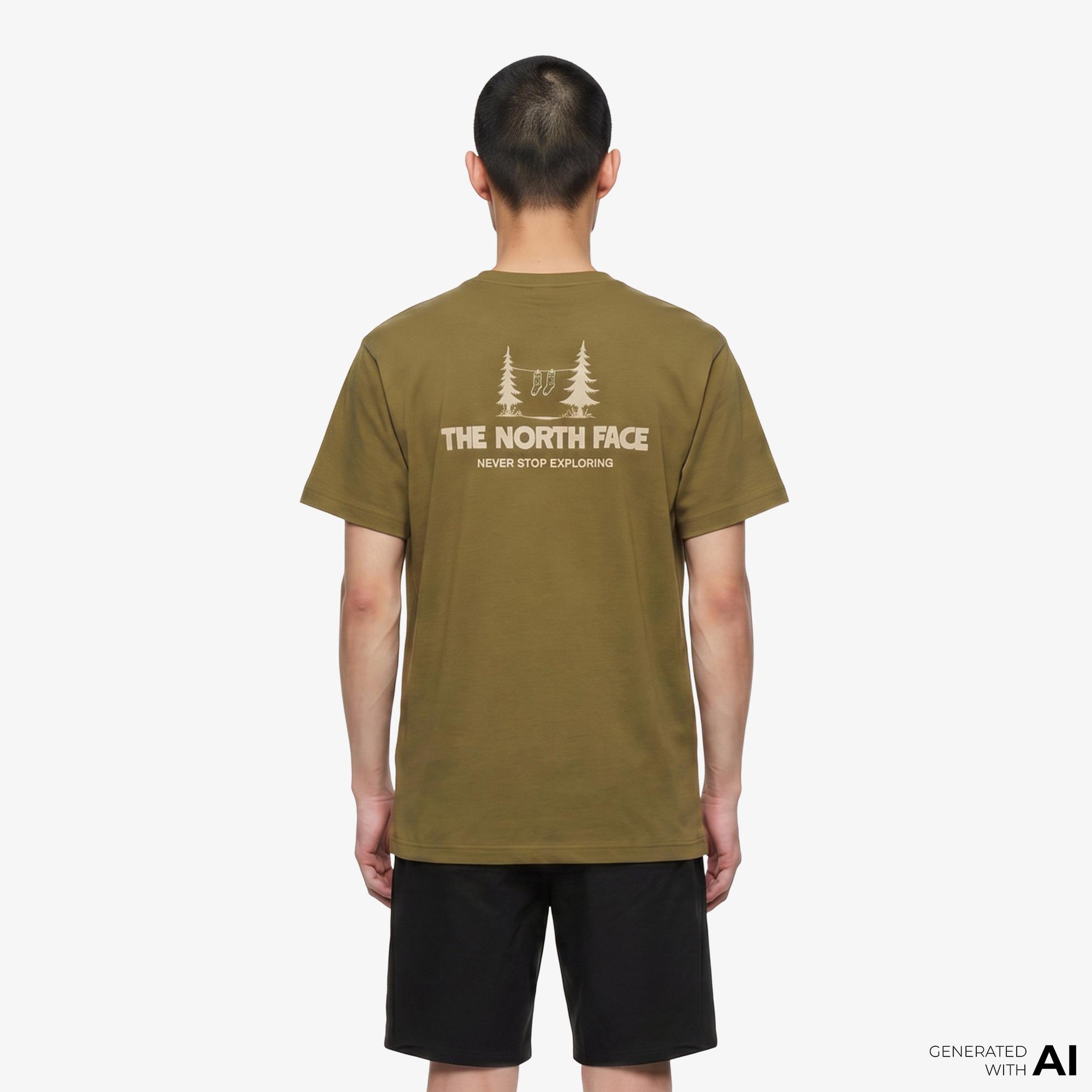 The North Face Camping Relaxed Erkek Sarı T-Shirt