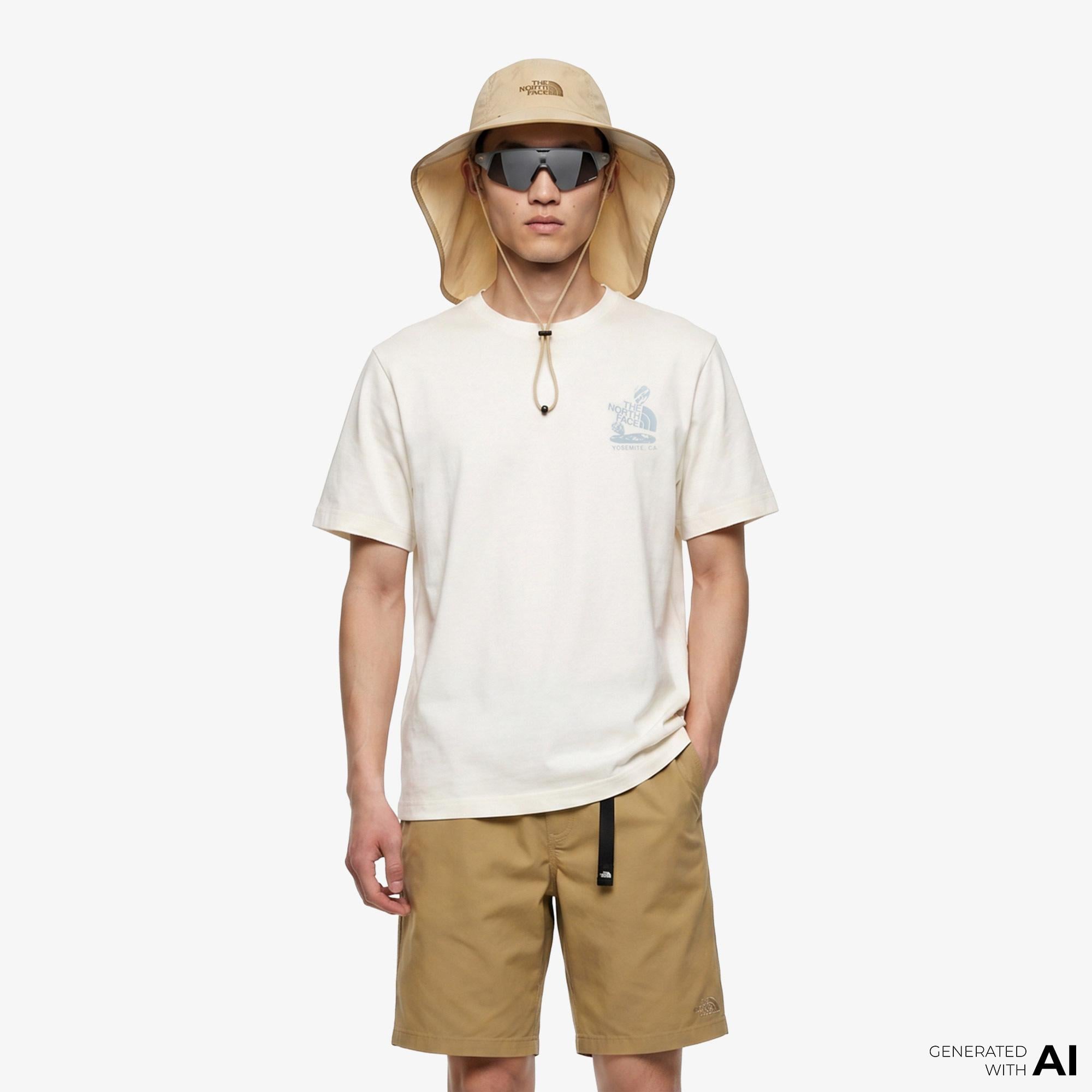 The North Face Stones Relaxed Erkek Beyaz T-Shirt