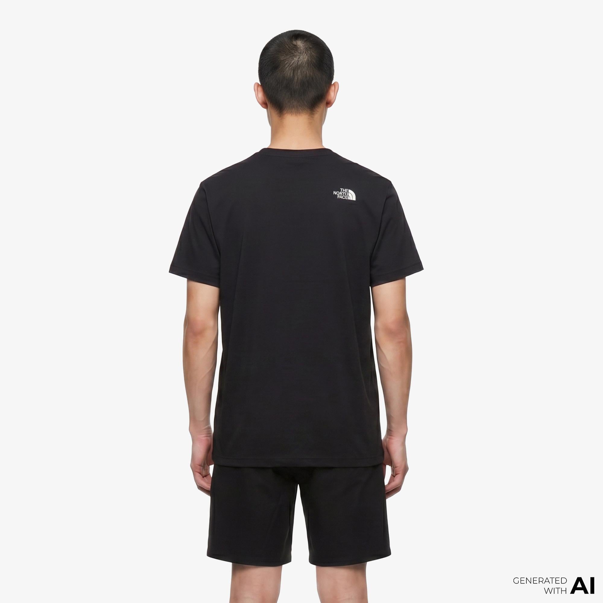 The North Face Evolution Box Half Dome Regular Erkek Siyah T-Shirt