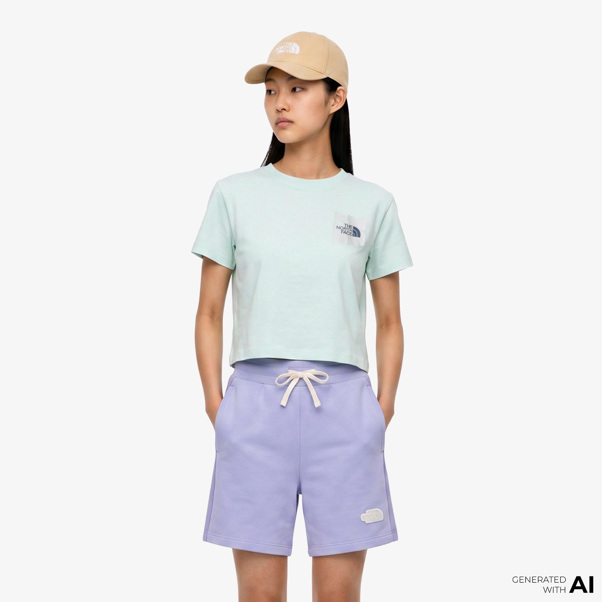 The North Face Sun Regular Kadın Mavi T-Shirt