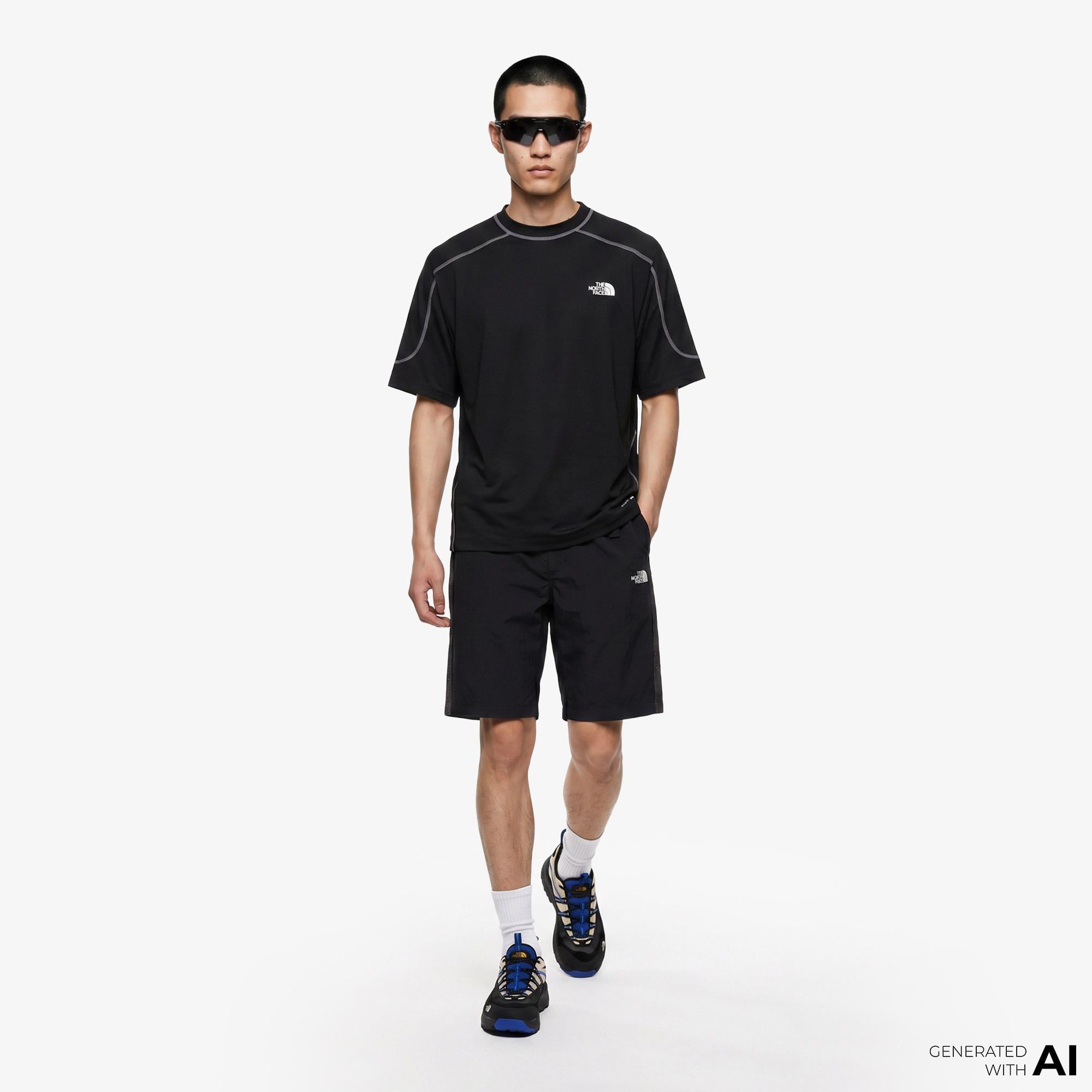 The North Face Nse Lightrange Erkek Siyah T-Shirt
